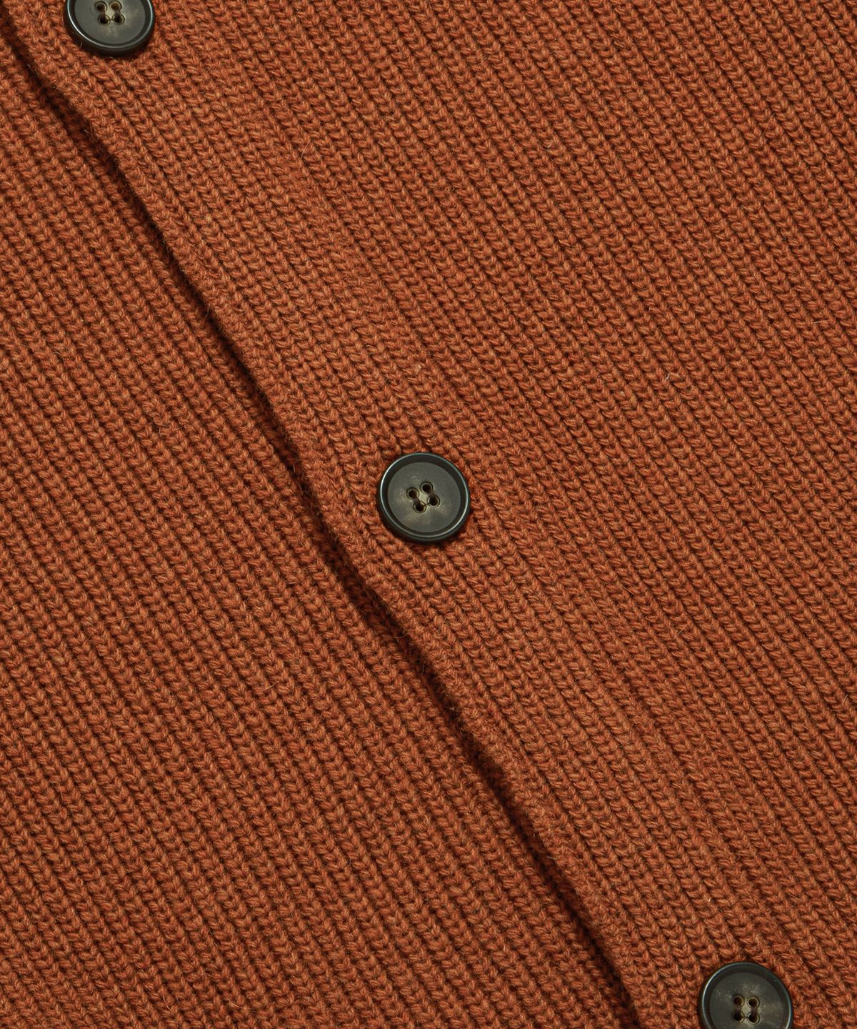 에스피오나지(ESPIONAGE) Miller Heavyweight Cardigan Burnt Orange