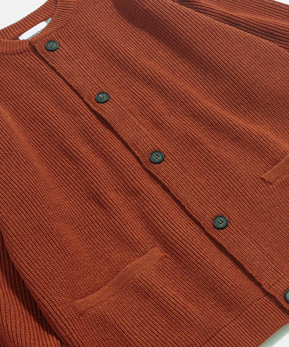 에스피오나지(ESPIONAGE) Miller Heavyweight Cardigan Burnt Orange