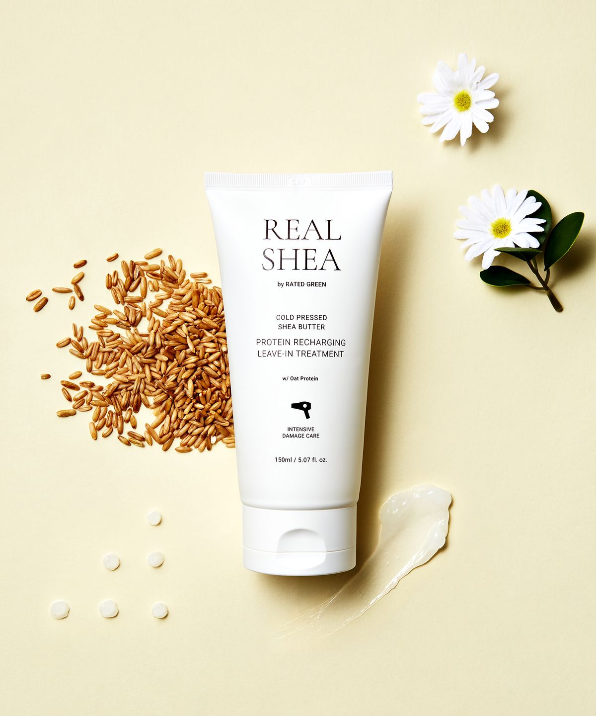 레이티드그린(RATEDGREEN) 리얼시어 프로틴 리차징 리브인 트리트먼트 150ml