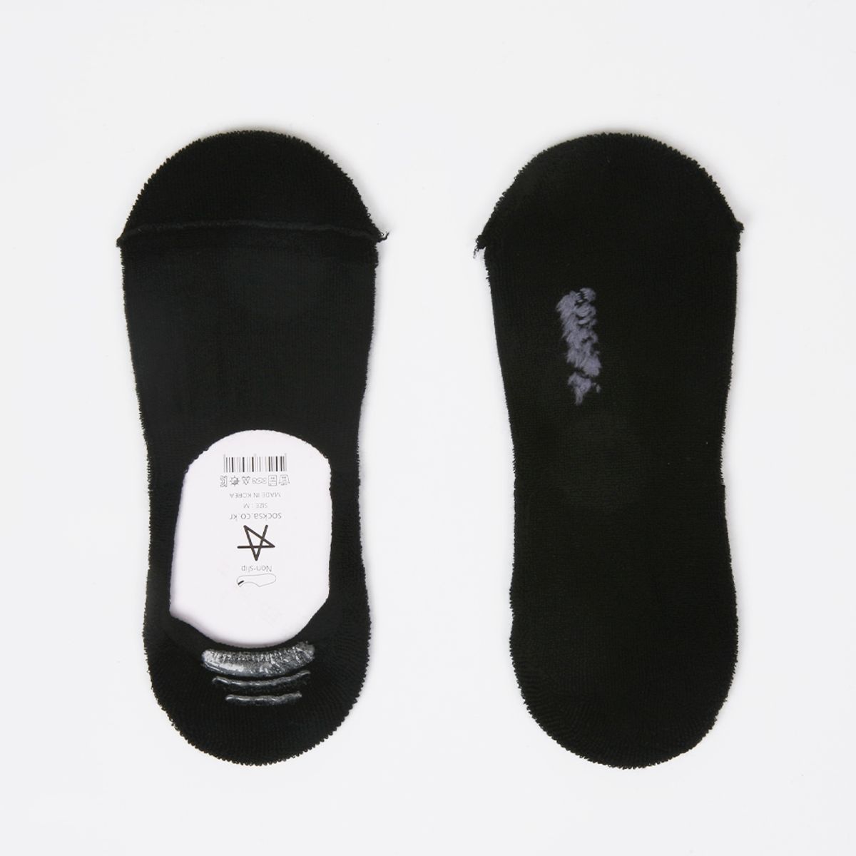 삭스에이(SOCKSA) [4PACK]더블쿠션 156N 무지 밴드 이중바닥 리얼 페이크삭스 양말