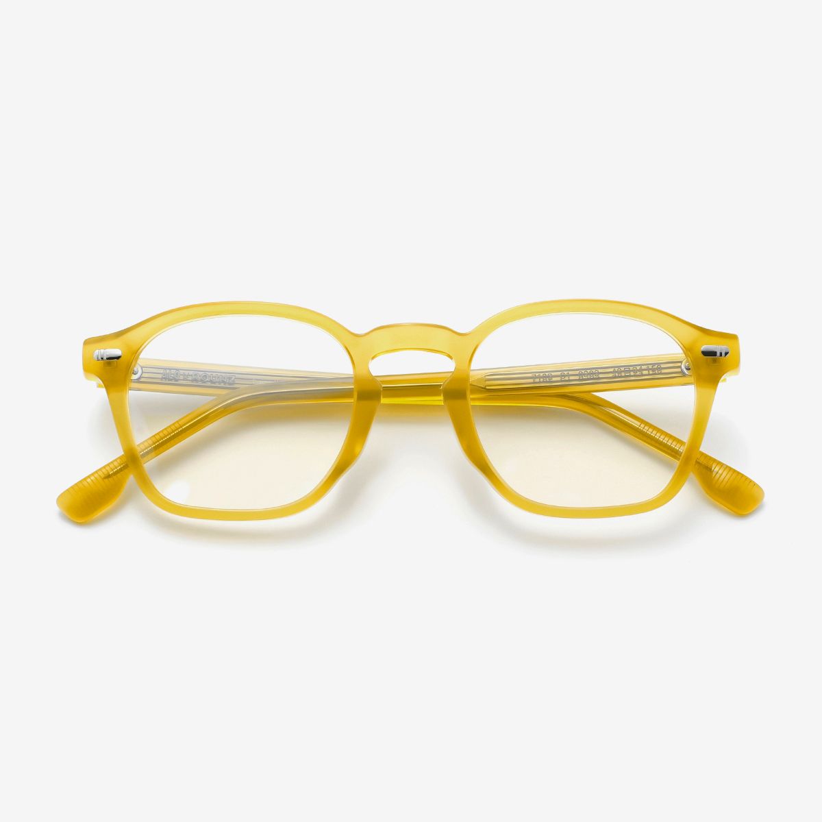알로아이웨어(ALO EYEWEAR) [ALOXROUNZ] 프렌치 스퀘어 ARA7102 C1 엠버