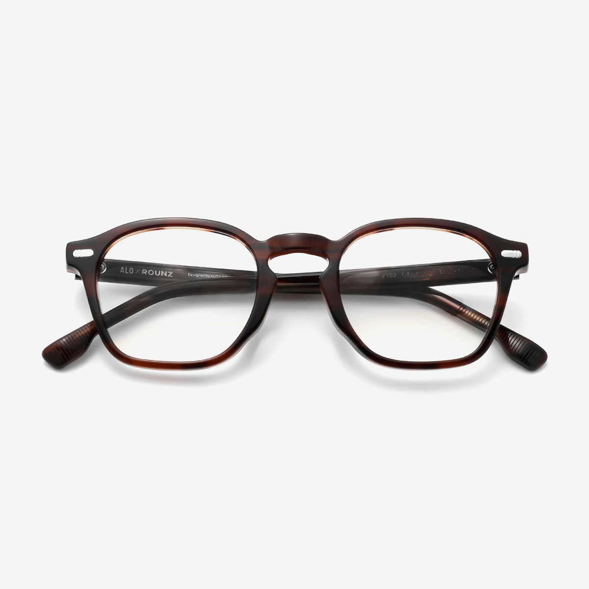알로아이웨어(ALO EYEWEAR) [ALOXROUNZ] 프렌치 스퀘어 ARA7102 C4 레오파드