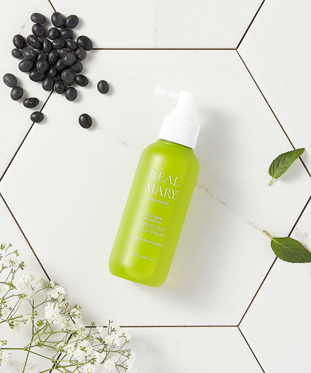 레이티드그린(RATEDGREEN) 리얼마리 에너자이징 스칼프 스프레이 120ml