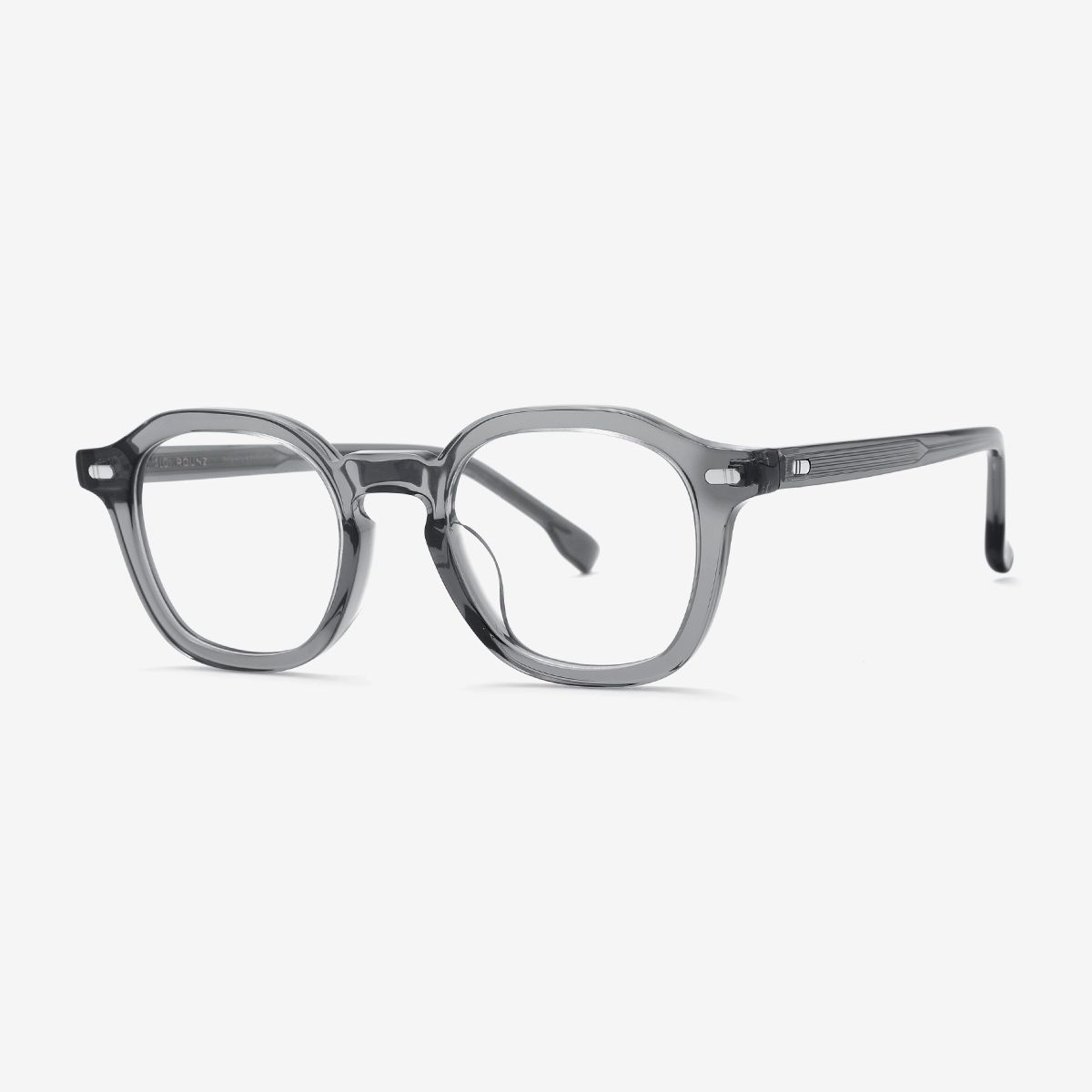 알로아이웨어(ALO EYEWEAR) [ALOXROUNZ] 볼드 프렌치 스퀘어 ARA7104 C3 투명 그레이