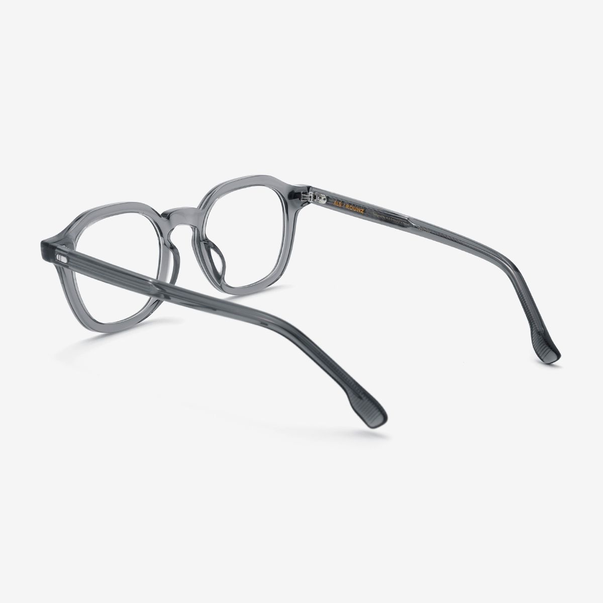 알로아이웨어(ALO EYEWEAR) [ALOXROUNZ] 볼드 프렌치 스퀘어 ARA7104 C3 투명 그레이