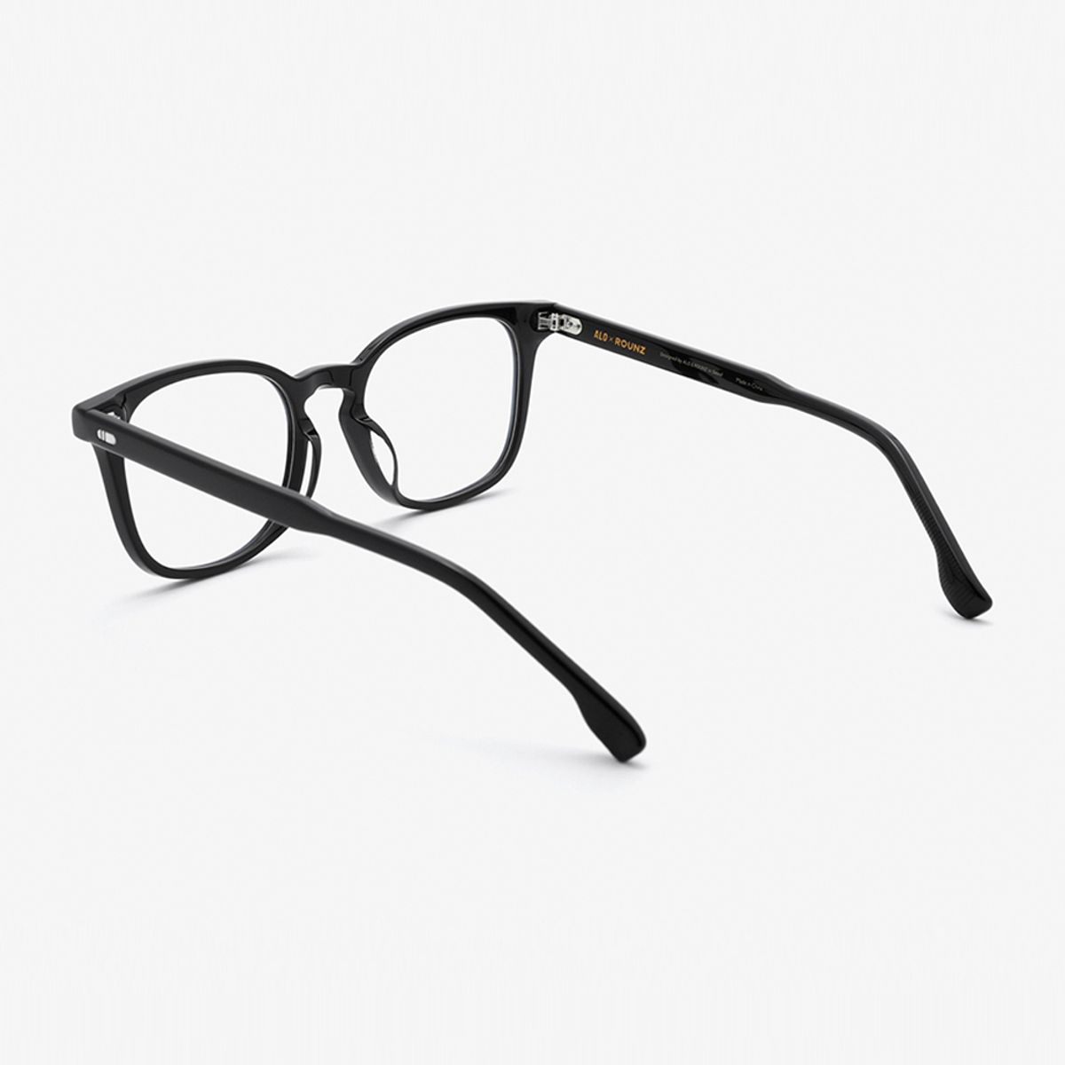 알로아이웨어(ALO EYEWEAR) [ALOXROUNZ] 웰링턴 프레임 ARA7106 C1 블랙