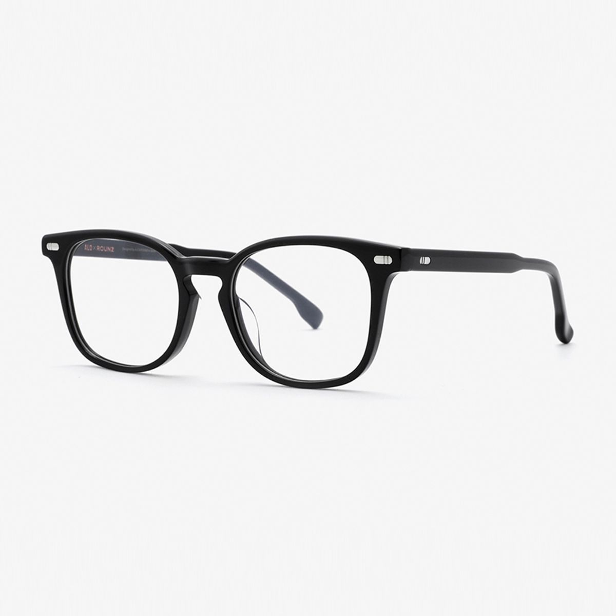 알로아이웨어(ALO EYEWEAR) [ALOXROUNZ] 웰링턴 프레임 ARA7106 C1 블랙