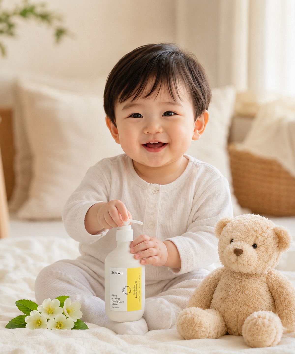 보나쥬르(BONAJOUR) 비건 아쥬라 센서티브 패밀리 케어 로션 300ml