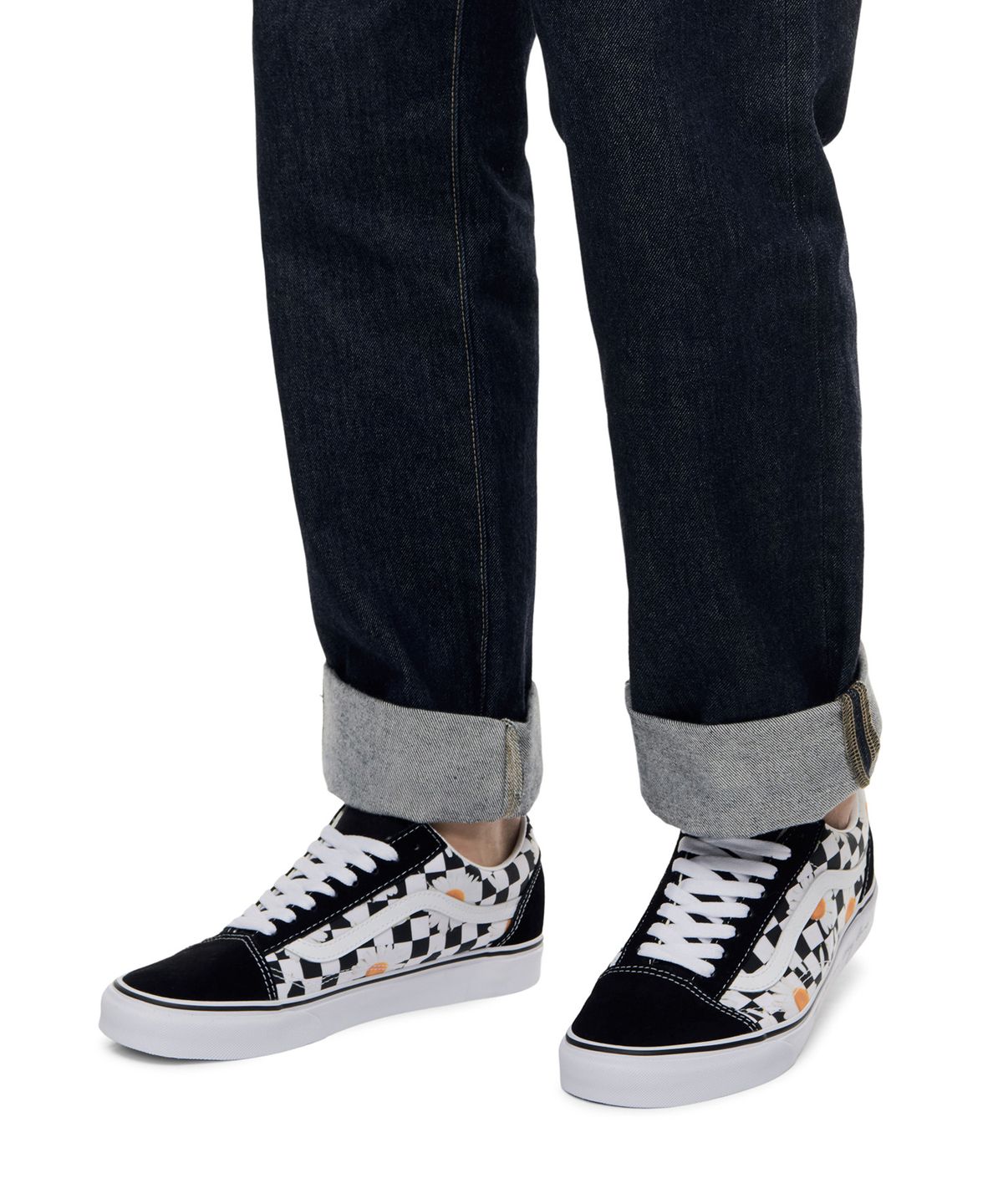 반스(VANS) 올드스쿨 - (러브 미/러브 미 낫) 데이지:트루 화이트 / VN0A5KRFB0B1