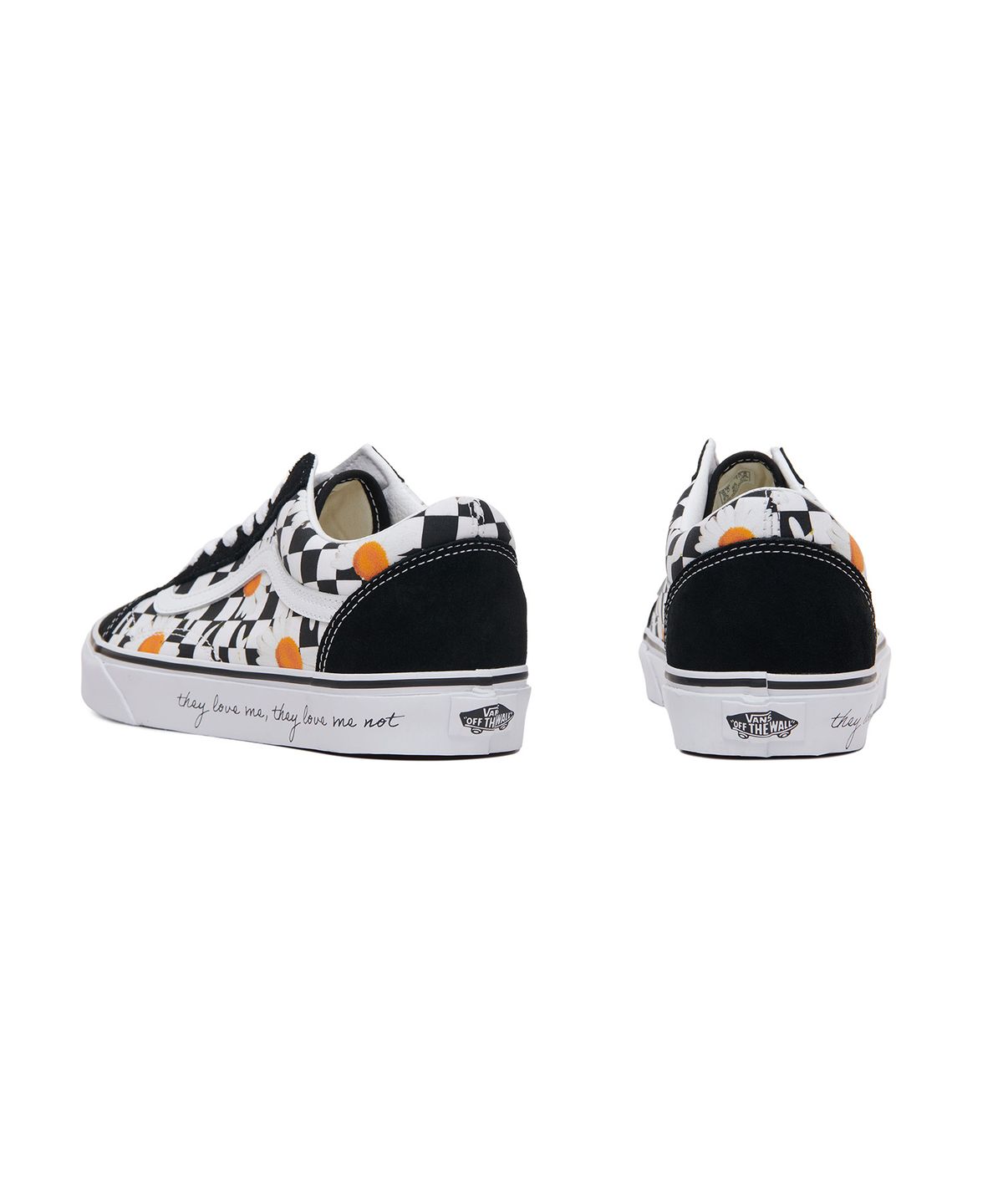 반스(VANS) 올드스쿨 - (러브 미/러브 미 낫) 데이지:트루 화이트 / VN0A5KRFB0B1