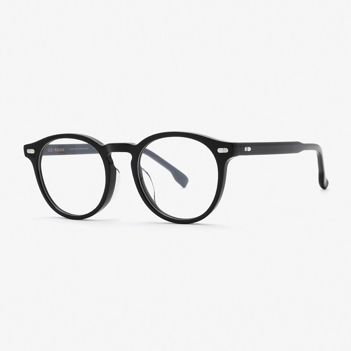 알로아이웨어(ALO EYEWEAR) [ALOXROUNZ] 오버사이즈 보스턴 프레임 ARA7107 C1 블랙