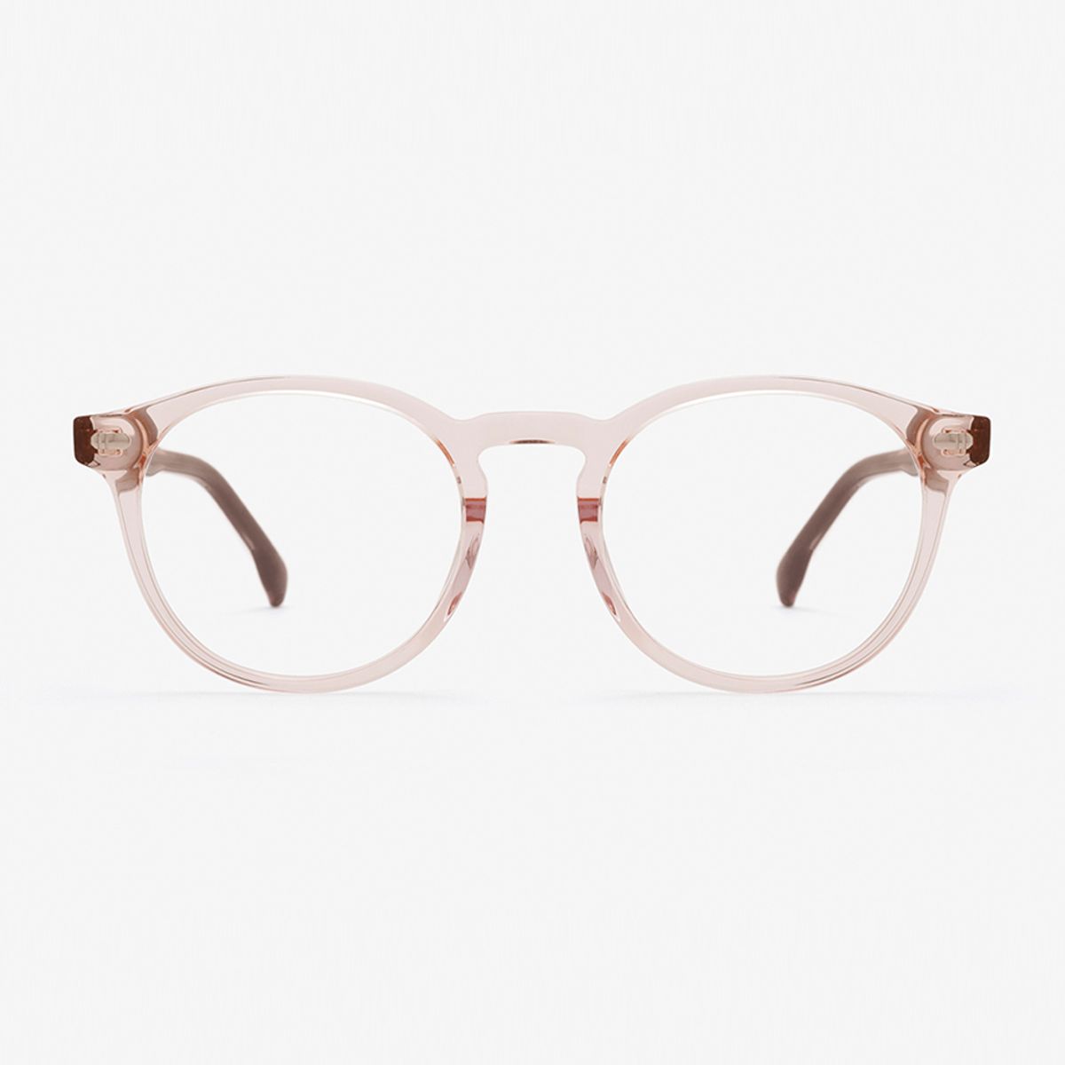 알로아이웨어(ALO EYEWEAR) [ALOXROUNZ] 오버사이즈 보스턴 프레임 ARA7107 C2 피치/레오파드