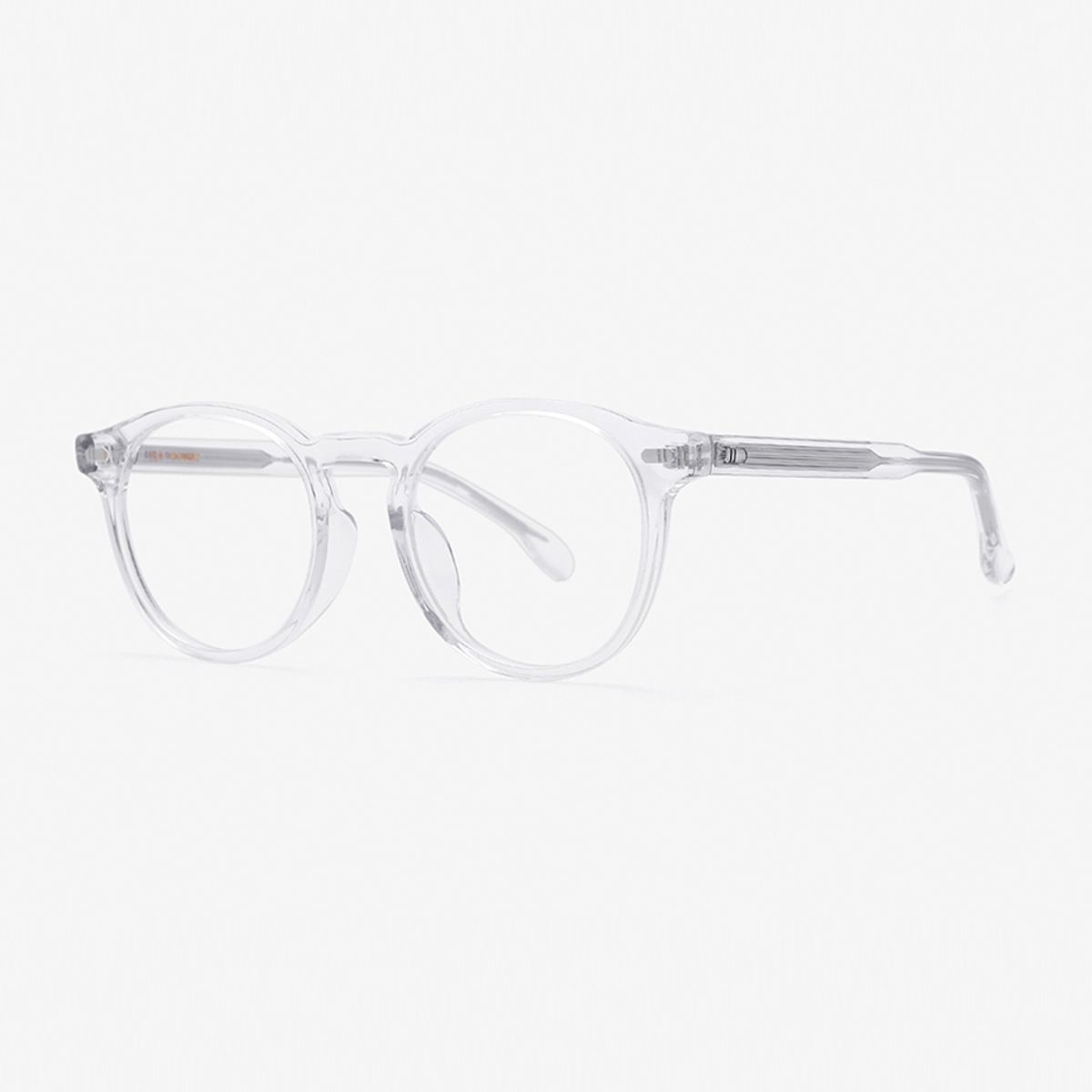 알로아이웨어(ALO EYEWEAR) [ALOXROUNZ] 오버사이즈 보스턴 프레임 ARA7107 C4 투명 클리어