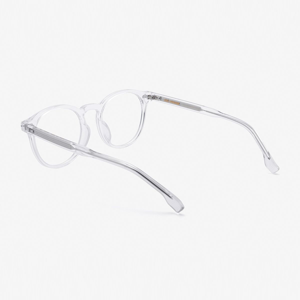 알로아이웨어(ALO EYEWEAR) [ALOXROUNZ] 오버사이즈 보스턴 프레임 ARA7107 C4 투명 클리어