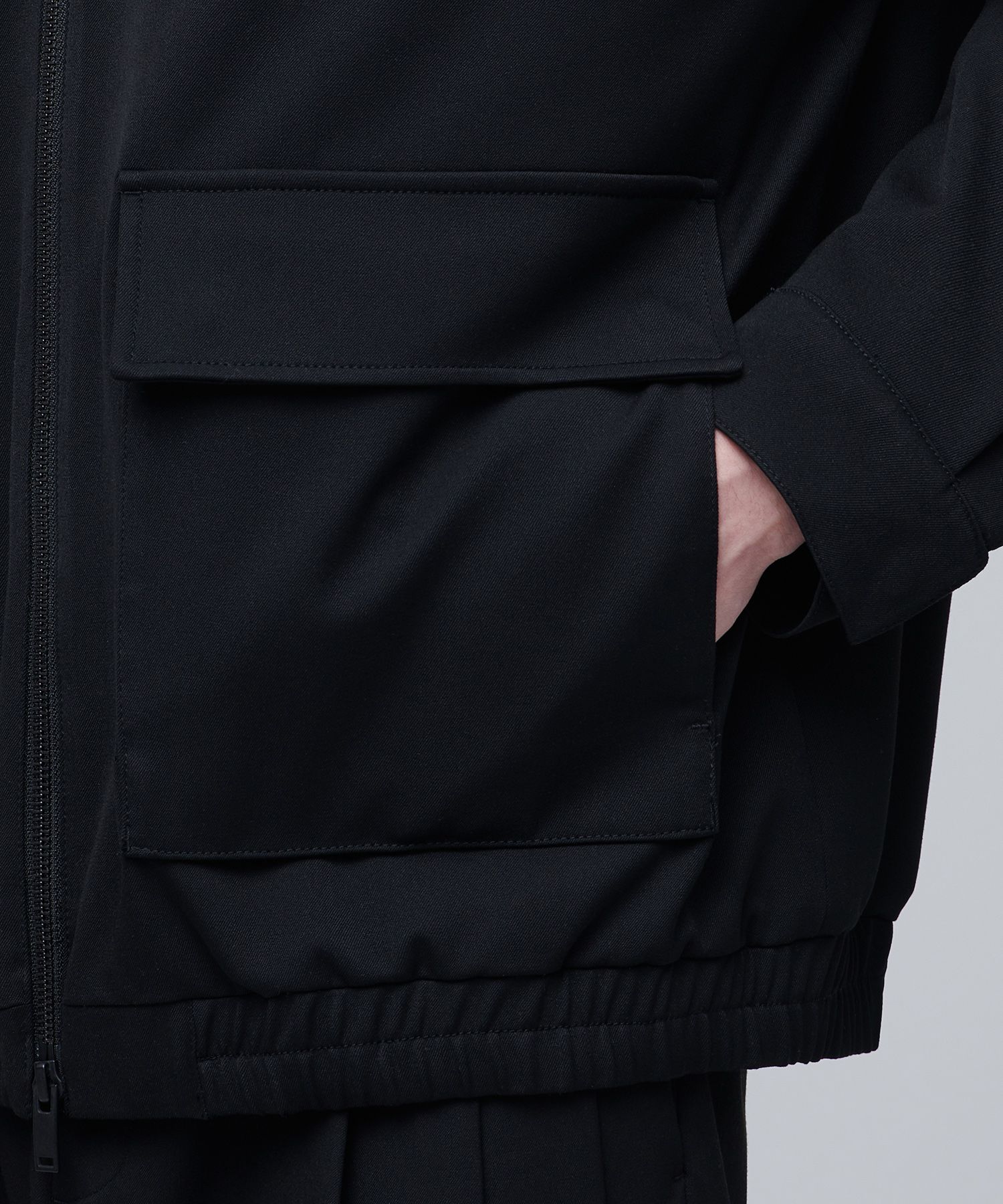 ブルゾン MUSINSA STANDARD Minimal flight jacket black MMBUJ101-BK MUSINSA | MUSINSA STANDARD MINIMAL FLIGHT JACKET_BLACK