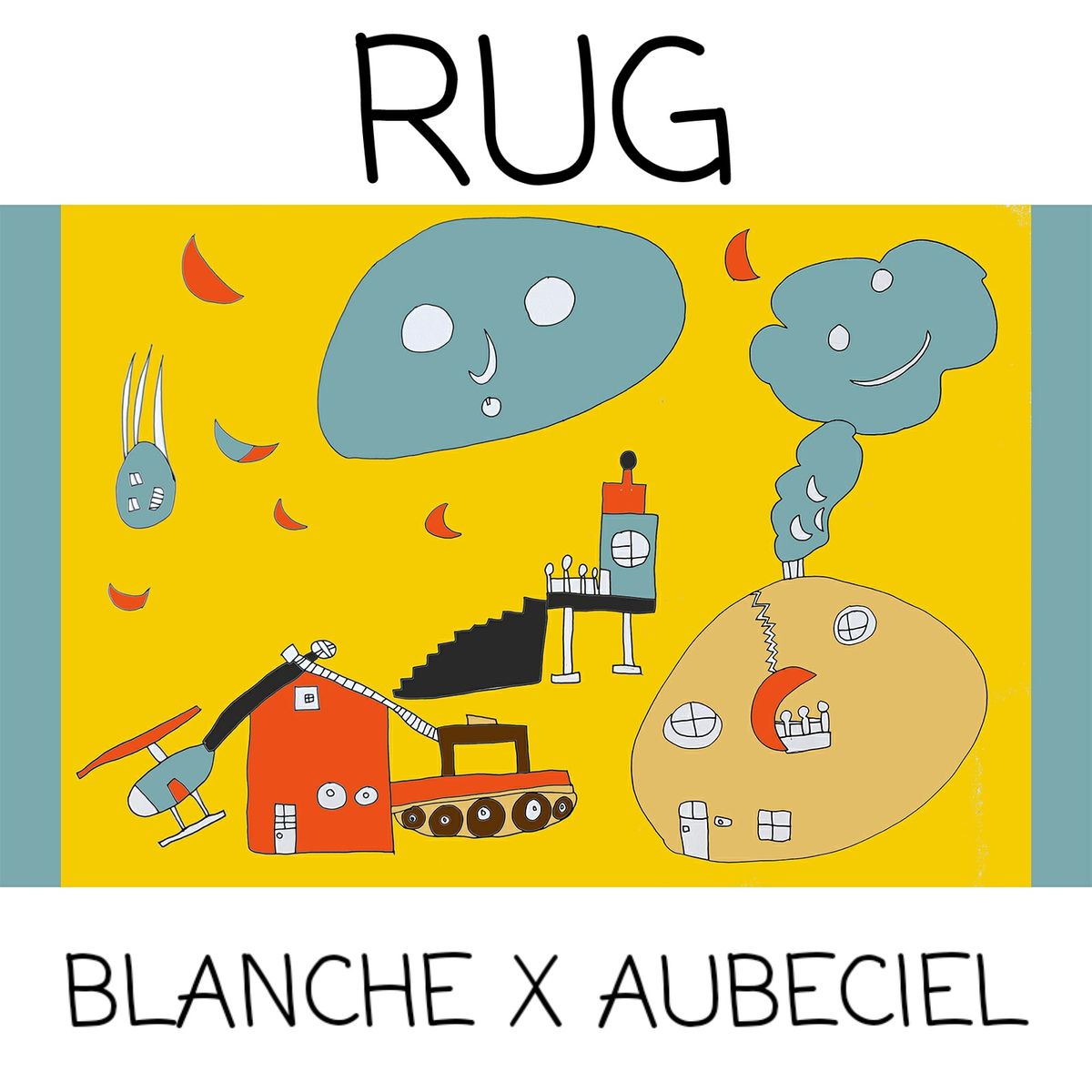 블랑쉬하우스(BLANCHE HOUSE) 오브씨엘 우주홈 소프트 러그 100x160