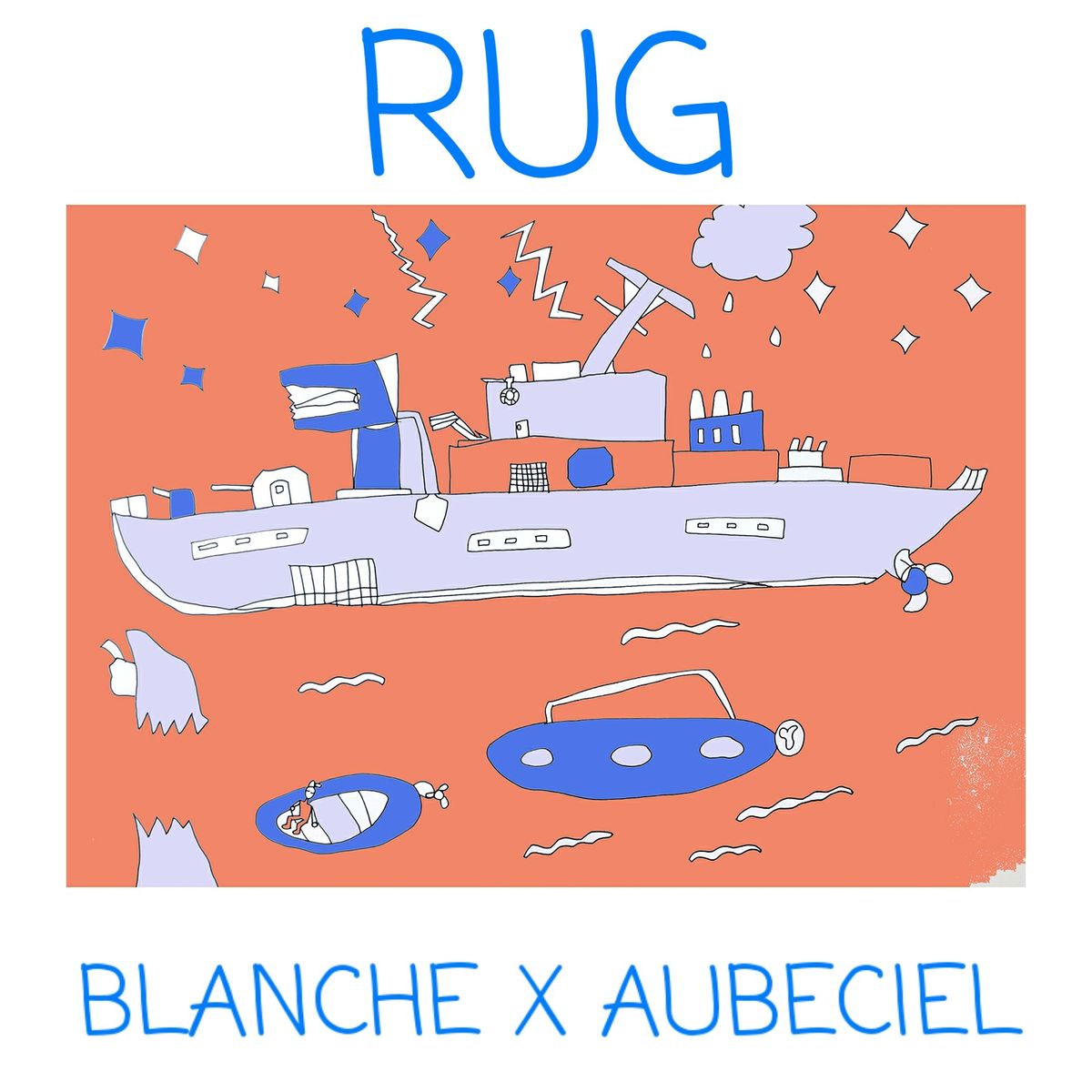 블랑쉬하우스(BLANCHE HOUSE) 오브씨엘 나만 따라와 소프트 러그 100x160