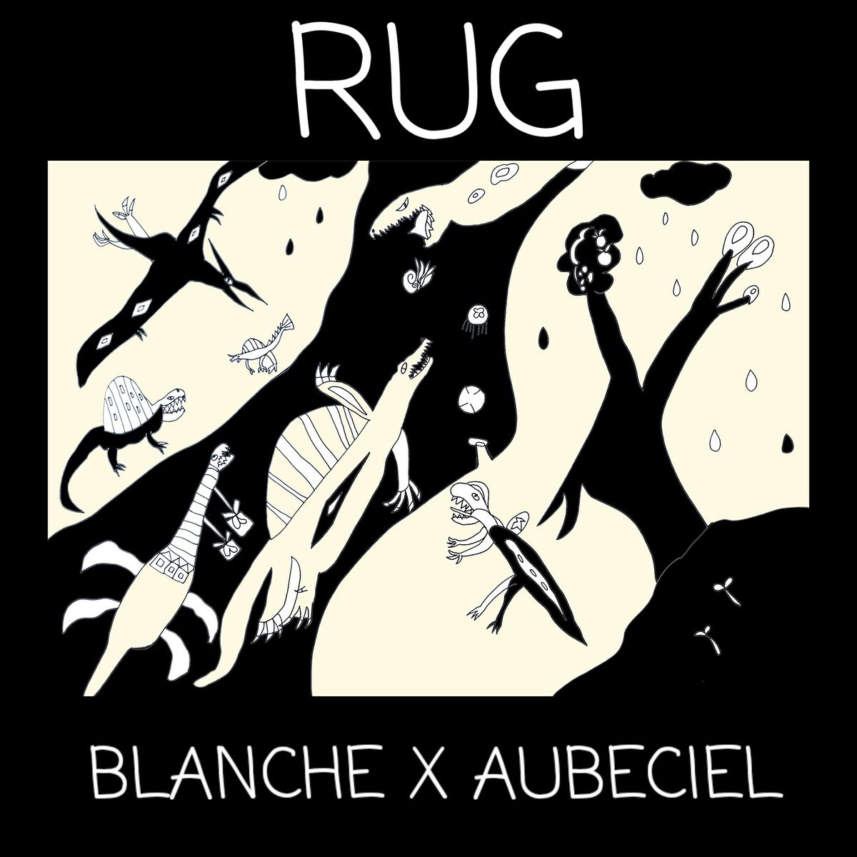 블랑쉬하우스(BLANCHE HOUSE) 오브씨엘 친구야 놀자 소프트 러그 100x160