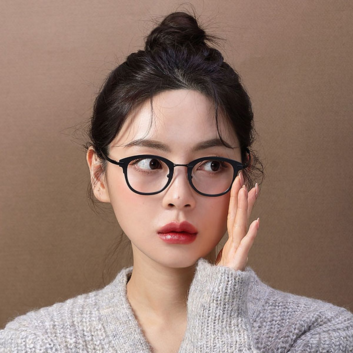 어나더루트(ANOTHERROUTE) 티타늄 안경테 JOAN 와이드핏 빅사이즈