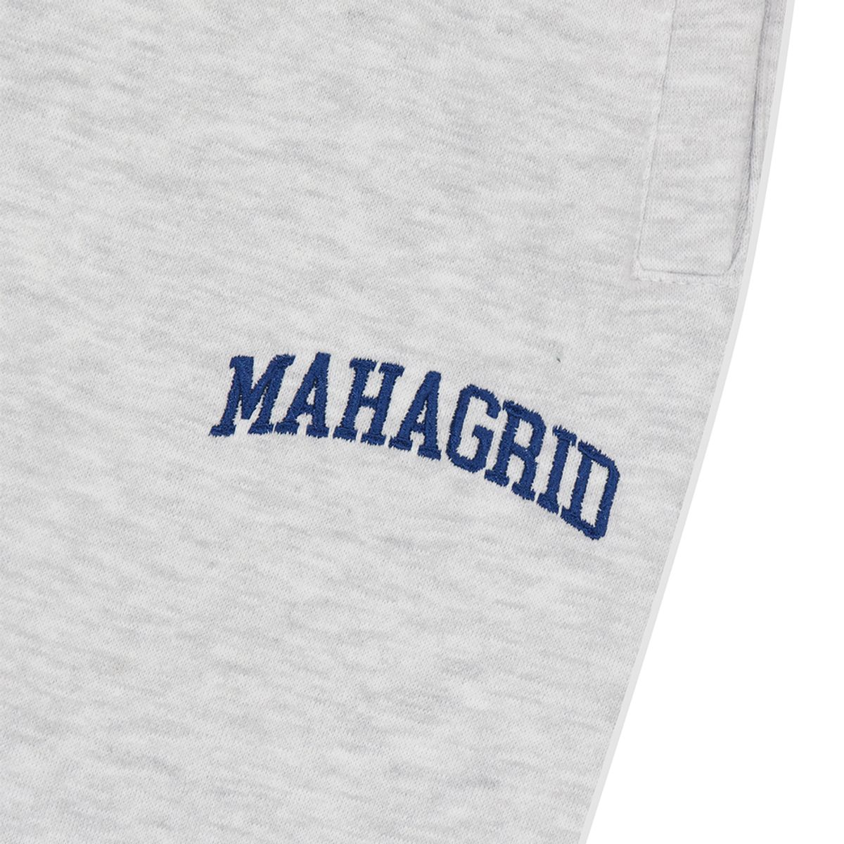 마하그리드(MAHAGRID) VARSITY SWEAT PANT LIGHT GREY(MG2CSMPA00A)