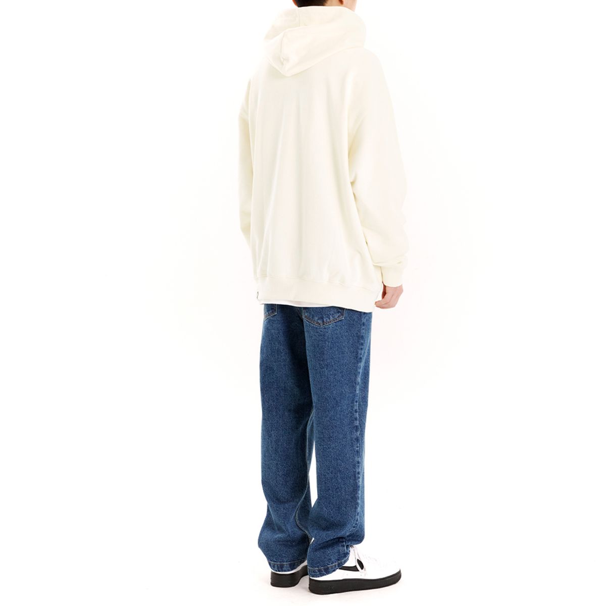 마하그리드(MAHAGRID) VARSITY LOGO HOODIE CREAM(MG2CSMM406A)