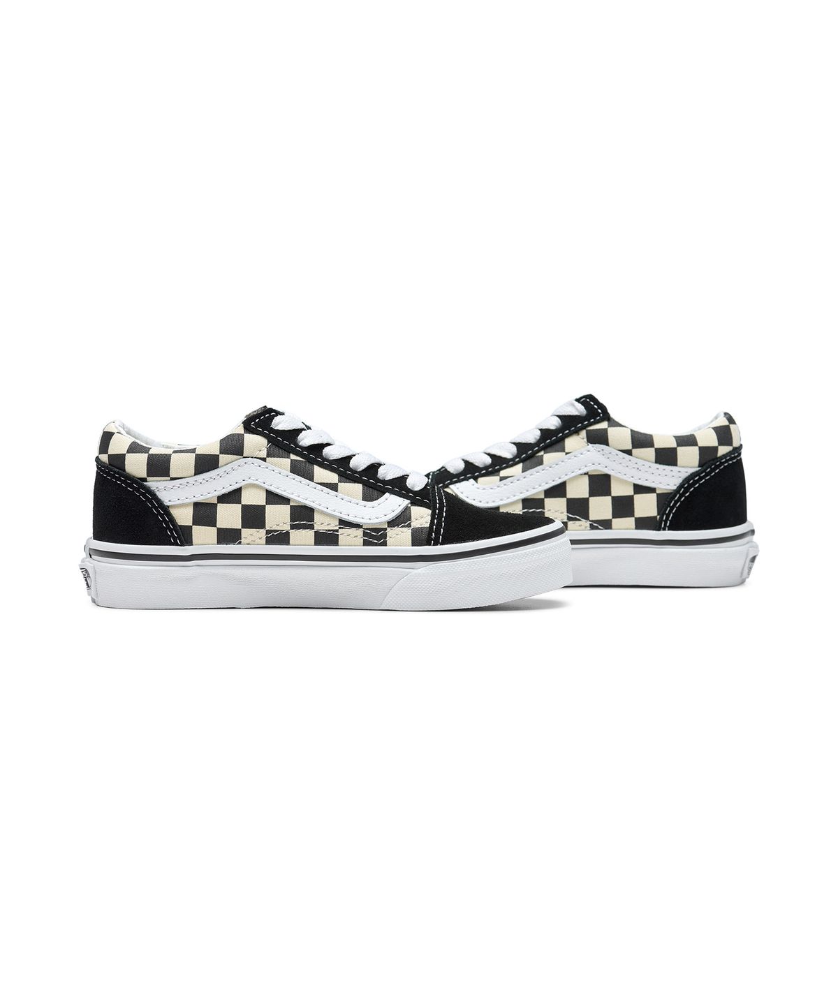 반스 키즈(VANS KIDS) 올드스쿨 키즈 - (프라이머리 체크) 블랙:화이트
