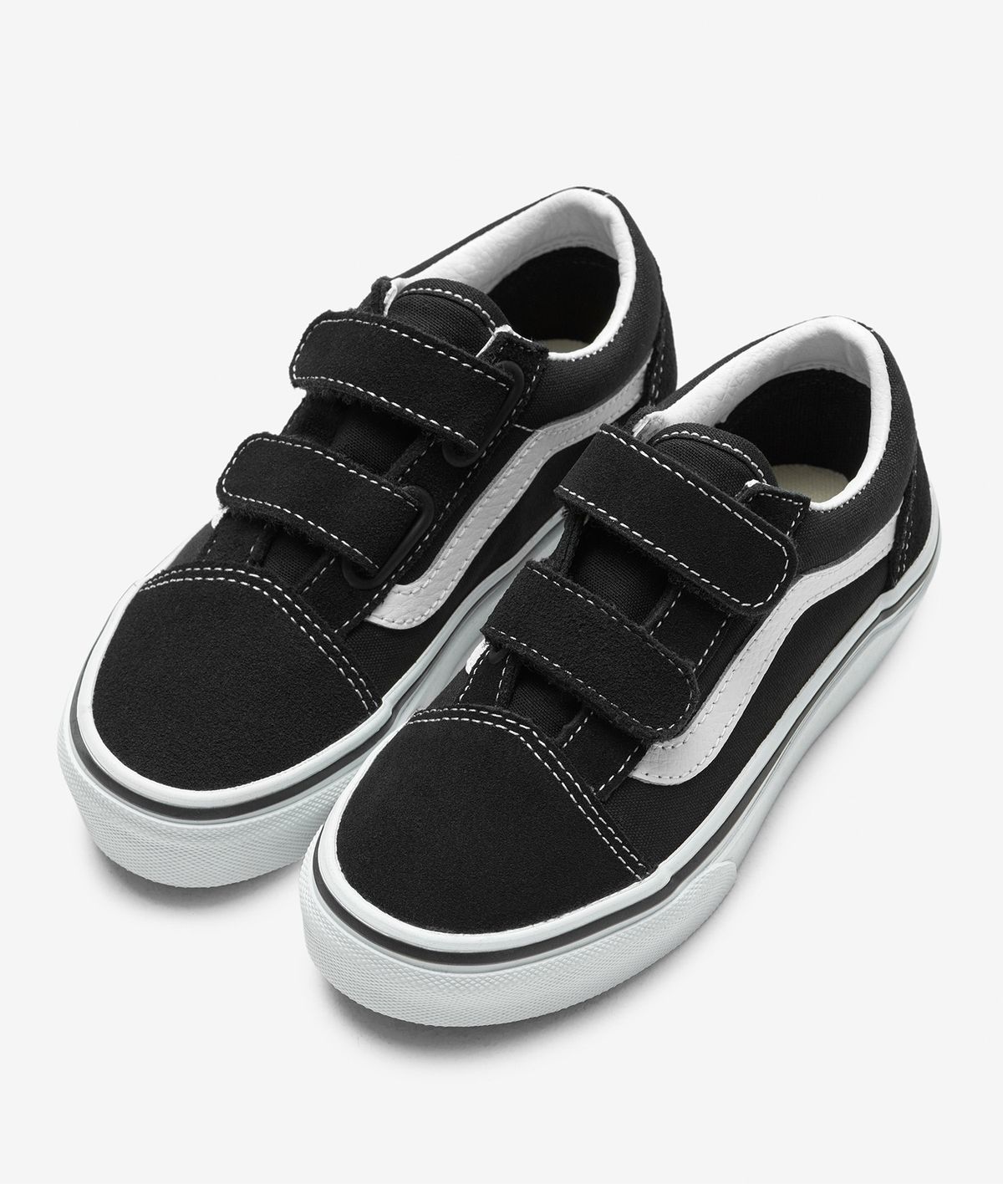 반스 키즈(VANS KIDS) 올드스쿨 V 키즈 - 블랙:트루 화이트
