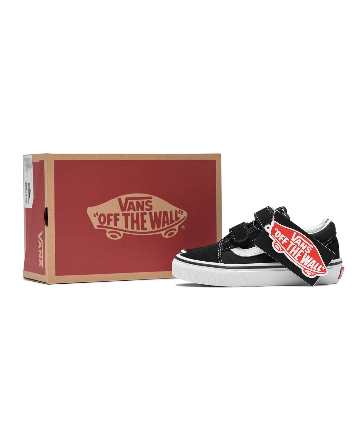 반스 키즈(VANS KIDS) 올드스쿨 V 키즈 - 블랙:트루 화이트