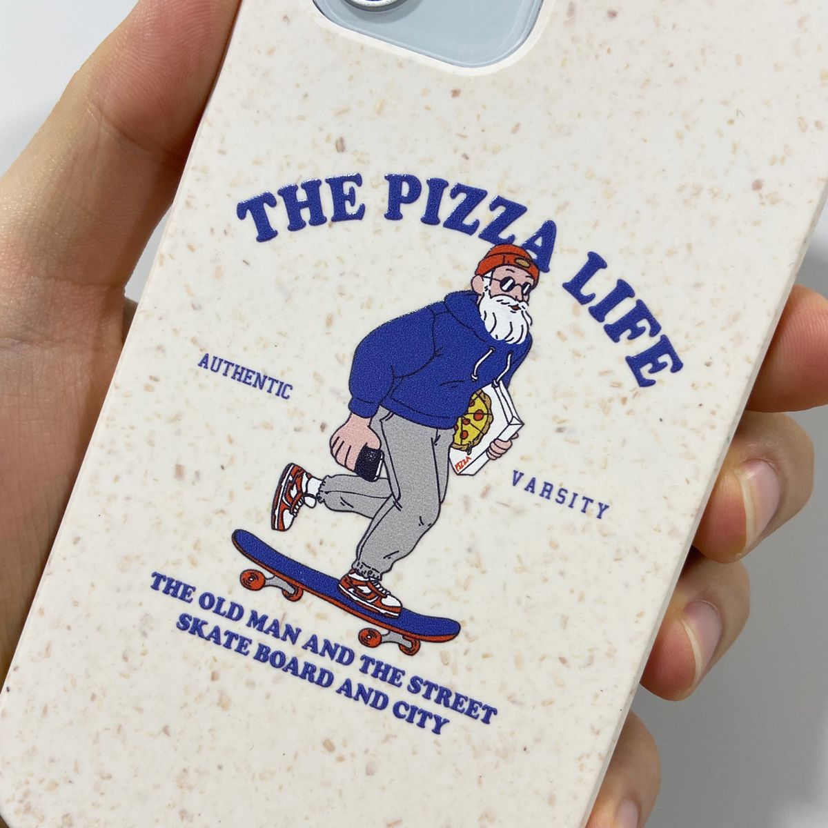폴라올라(POLAROLA) 밀짚성분으로 유래한 폰케이스 Pizza Life