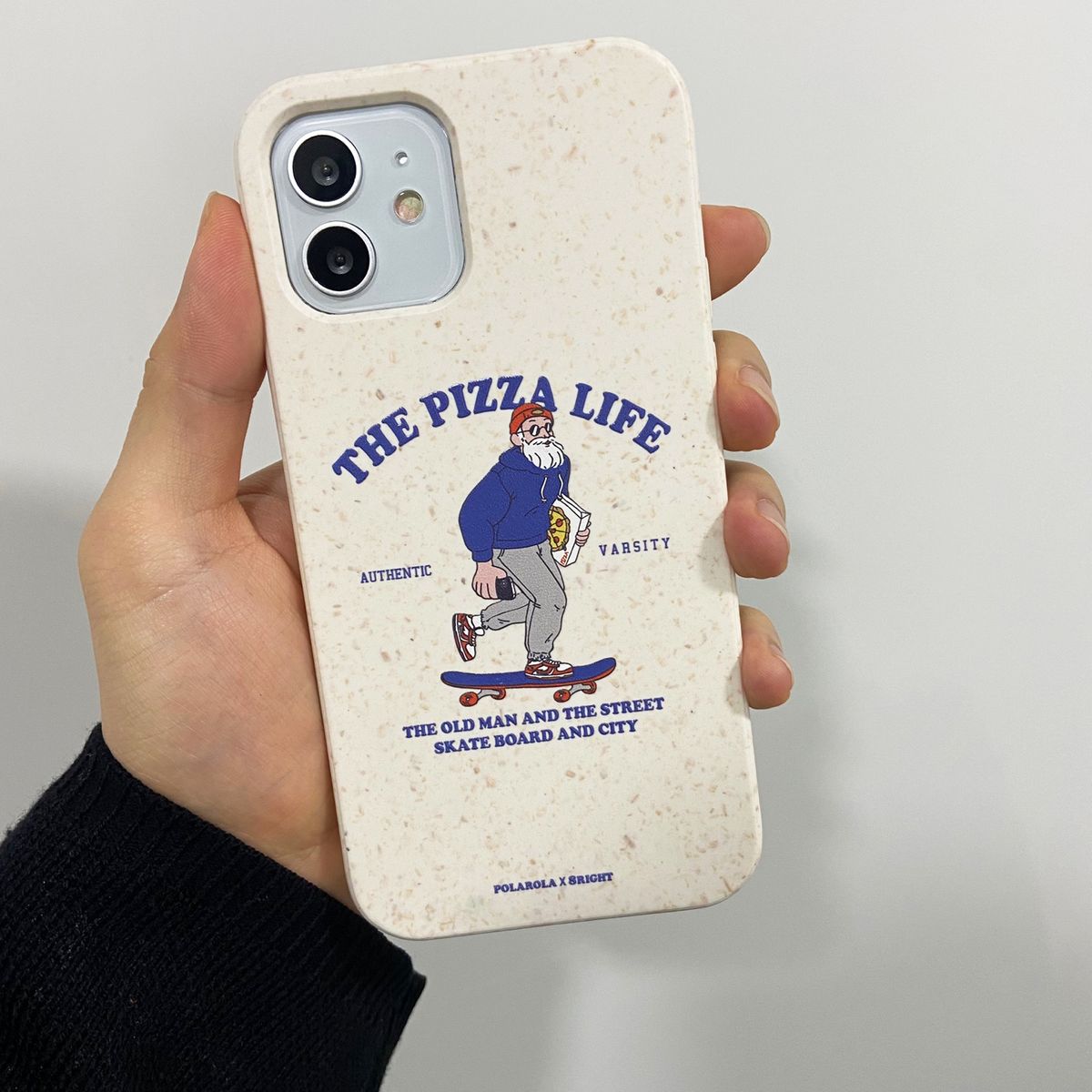 폴라올라(POLAROLA) 밀짚성분으로 유래한 폰케이스 Pizza Life