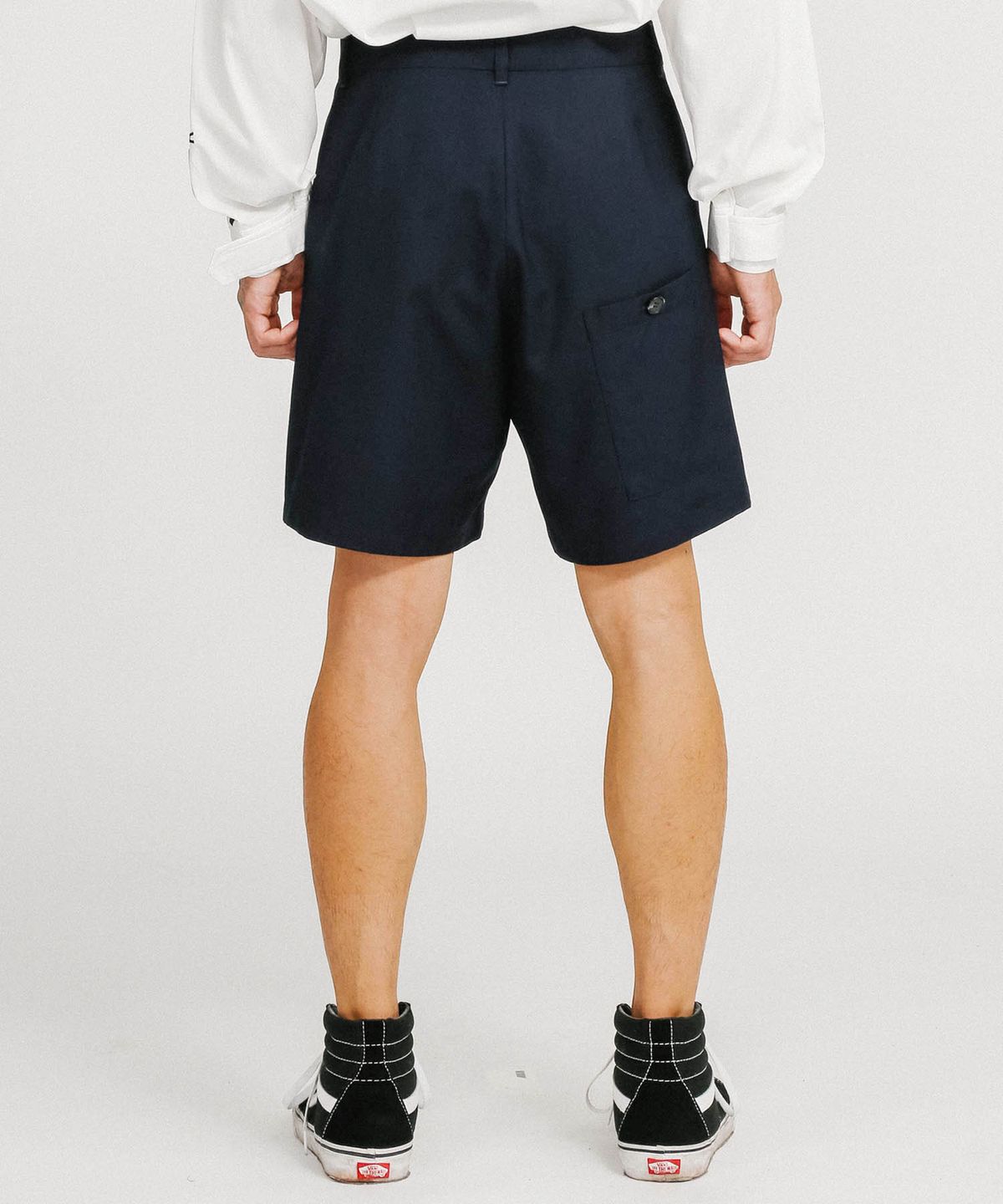 아조바이아조(AJOBYAJO) Slit Shorts [Navy]
