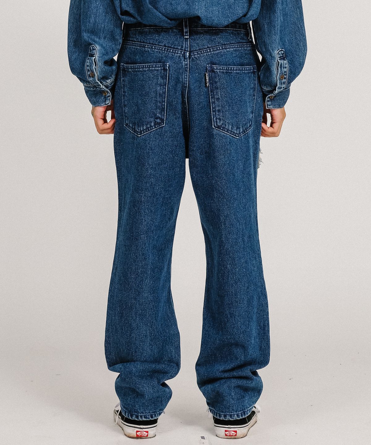 아조바이아조(AJOBYAJO) Gun Washed Jeans [Navy]