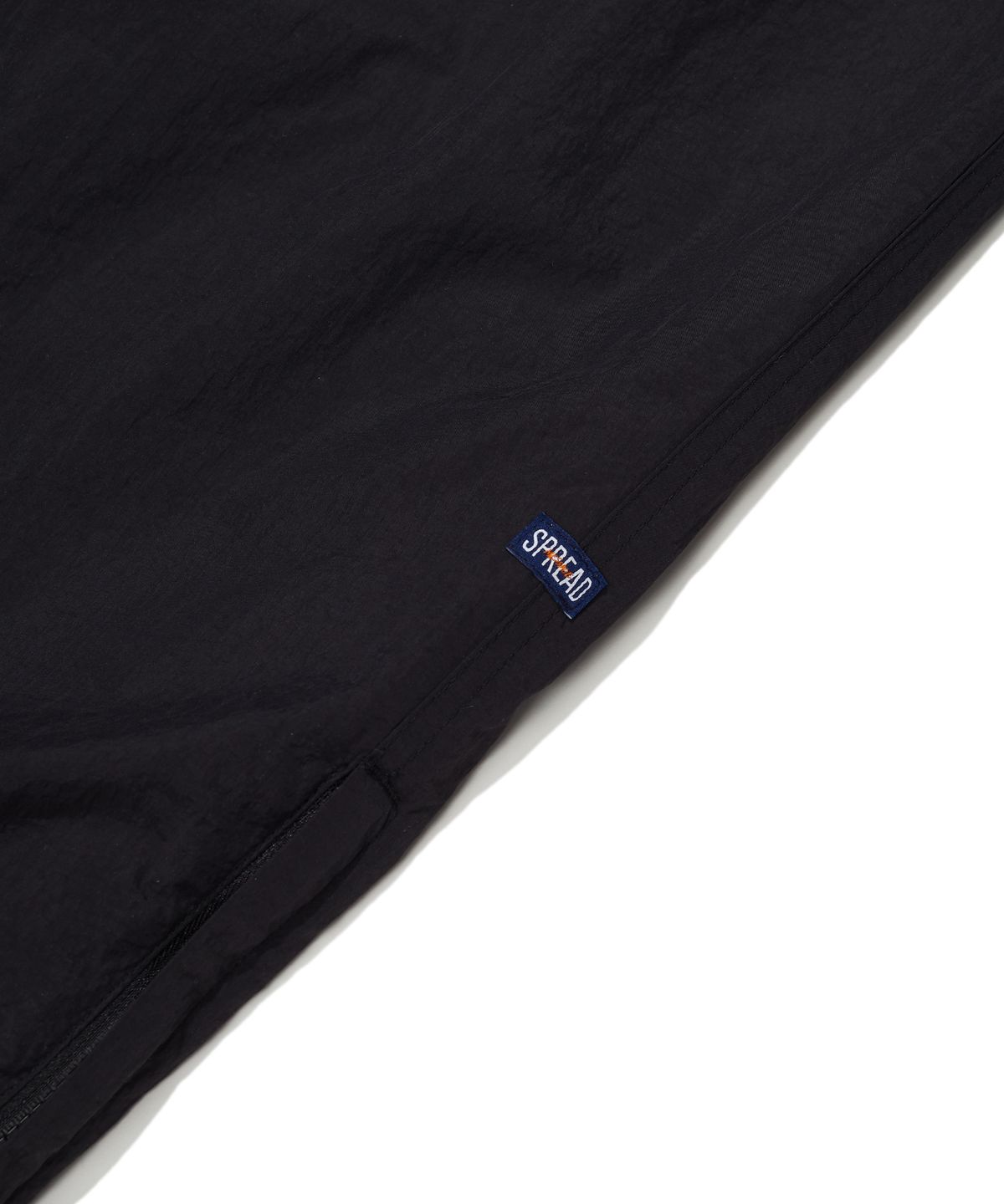 브라운브레스(BROWNBREATH) TAG NYLON PANTS - BLACK