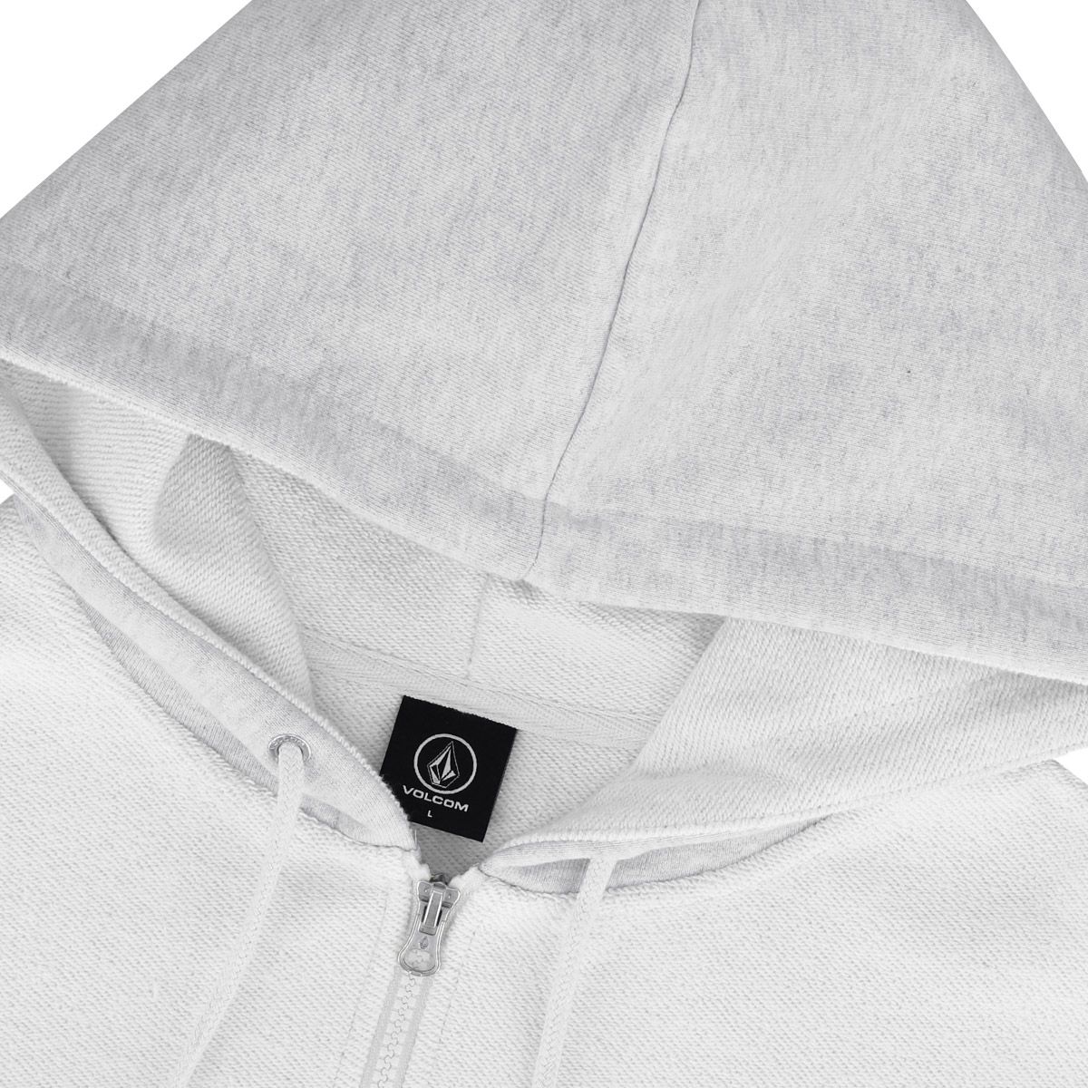 볼컴(VOLCOM) TWO FACE 오버핏 후드 집업 자켓(아이스 그레이)