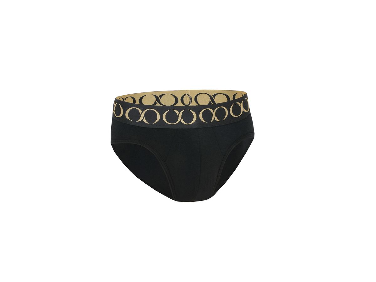키세 언더웨어(QISE UNDERWEAR) 키랄 시그니쳐 남성 삼각 브리프 블랙