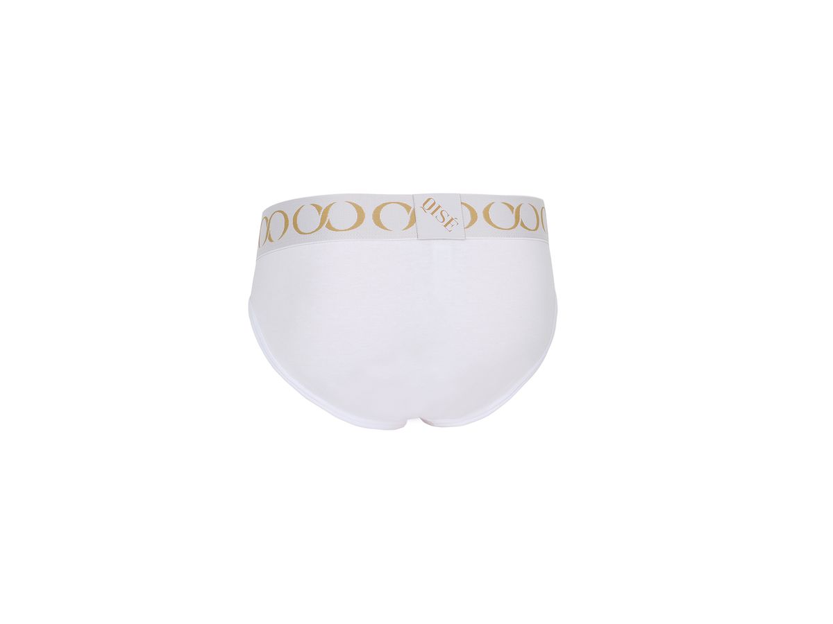 키세 언더웨어(QISE UNDERWEAR) 키랄 시그니쳐 남성 삼각 브리프 화이트