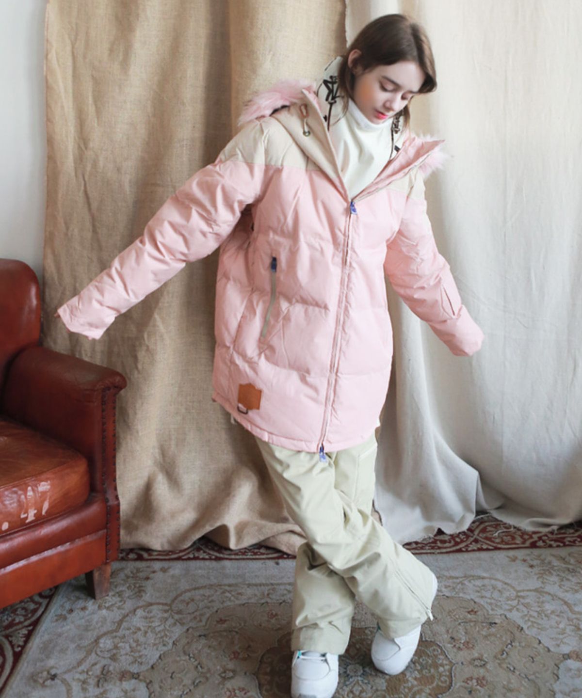 내핑스노우(NAPPINGSNOW) J7-1718JOYEUSE-b.pink(J7-1718주아이어즈-b.pink)