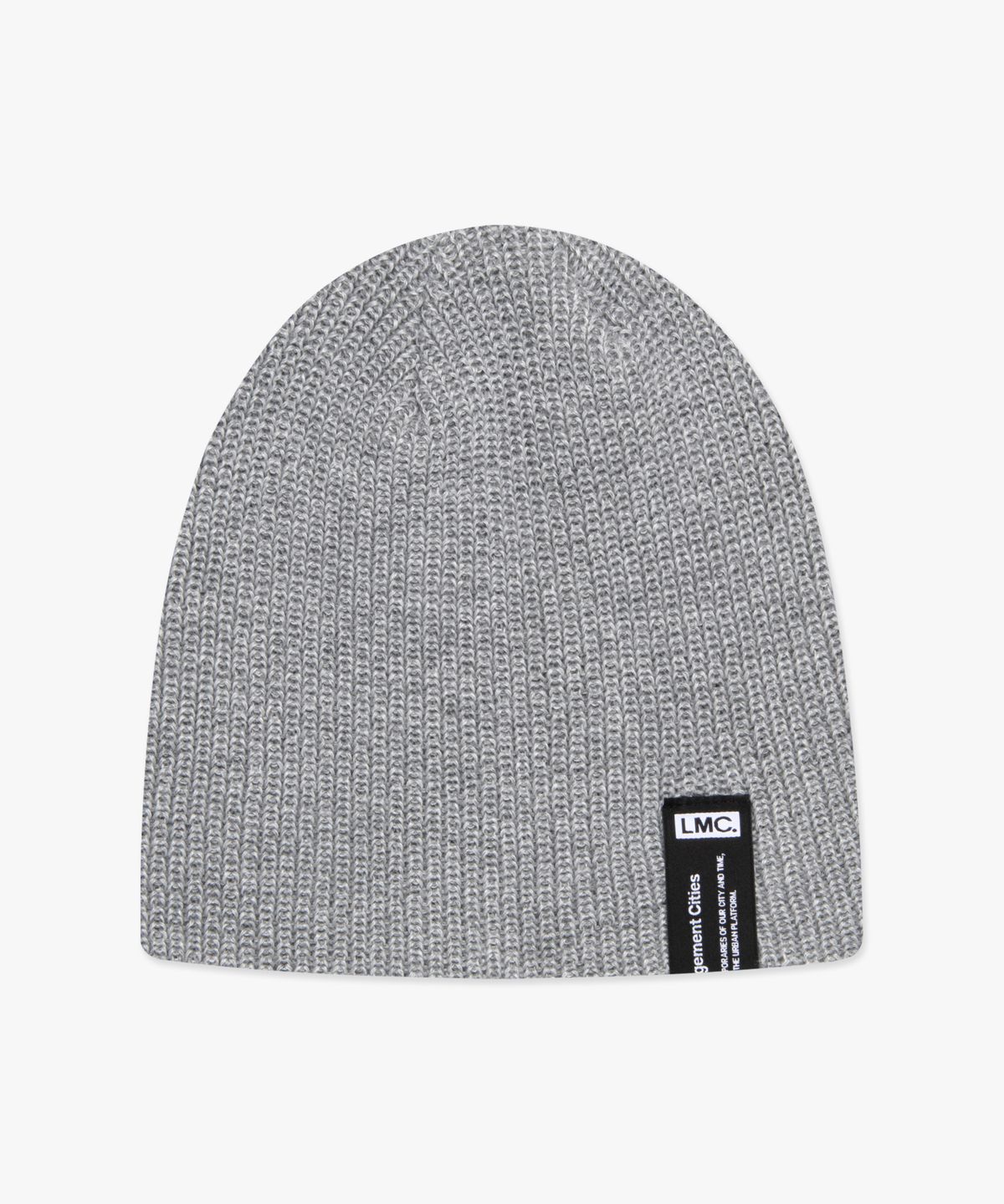 엘엠씨(LMC) LABEL SHORT BEANIE gray