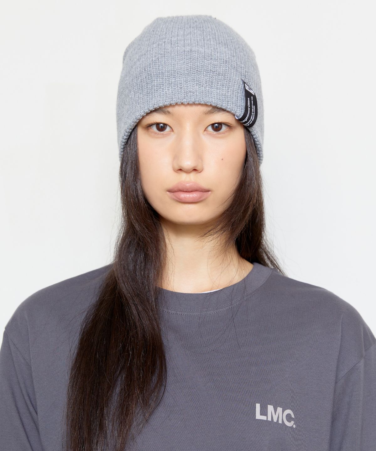 엘엠씨(LMC) LABEL SHORT BEANIE black