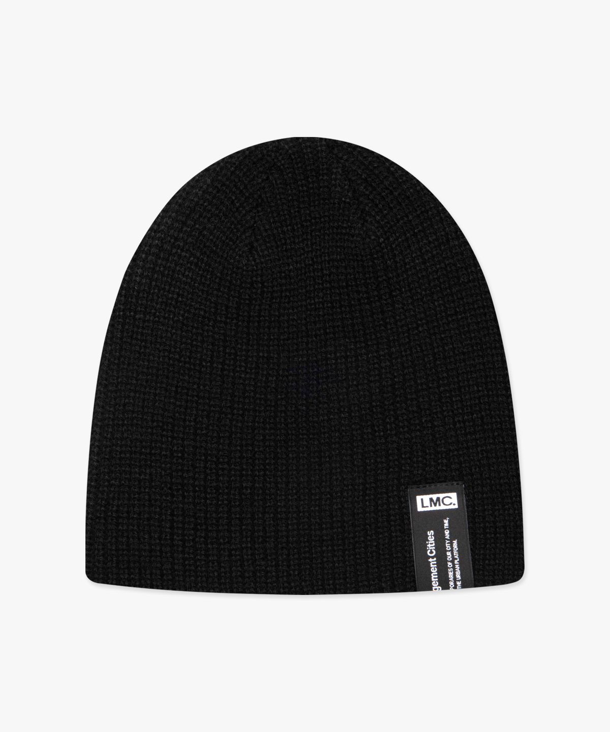 엘엠씨(LMC) LABEL SHORT BEANIE black