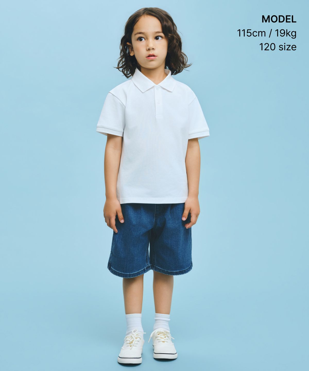 무신사 스탠다드 키즈(MUSINSA STANDARD KIDS) [쿨탠다드] 피케 폴로 셔츠 [화이트]