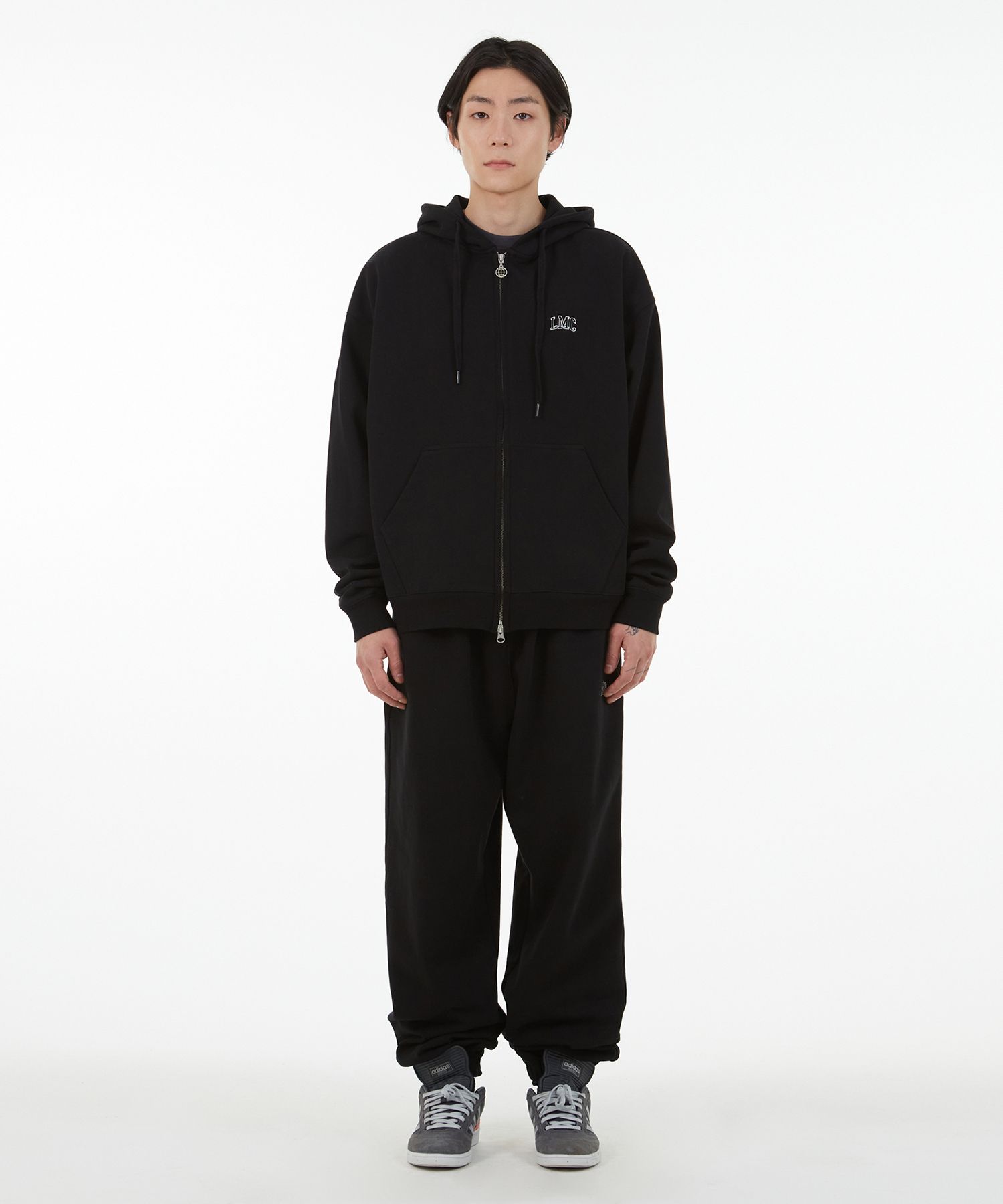 MUSINSA公式 | LMC LMC ARCH OG ZIP-UP HOODIE black