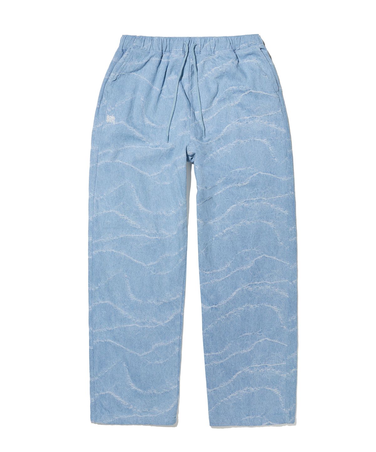 브라운브레스(BROWNBREATH) TAG GLITCH PANTS - LIGHTBLUE