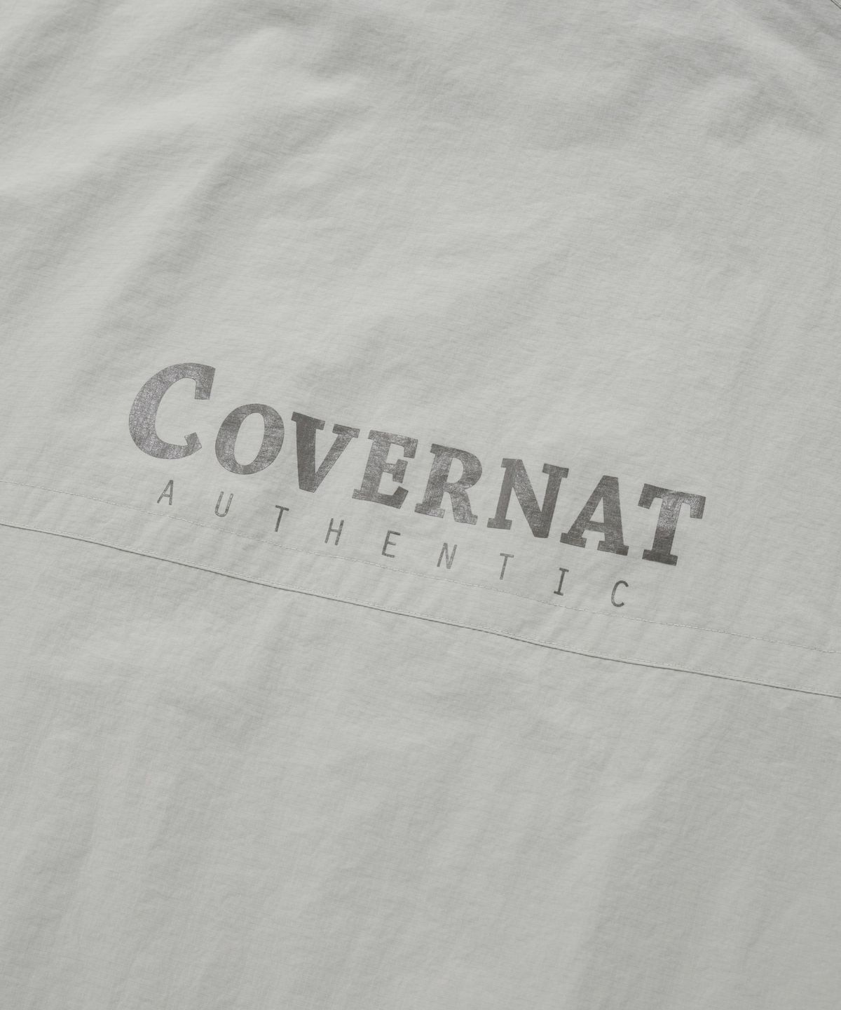 커버낫(COVERNAT) 빅 로고 트랙 자켓 라이트 그레이