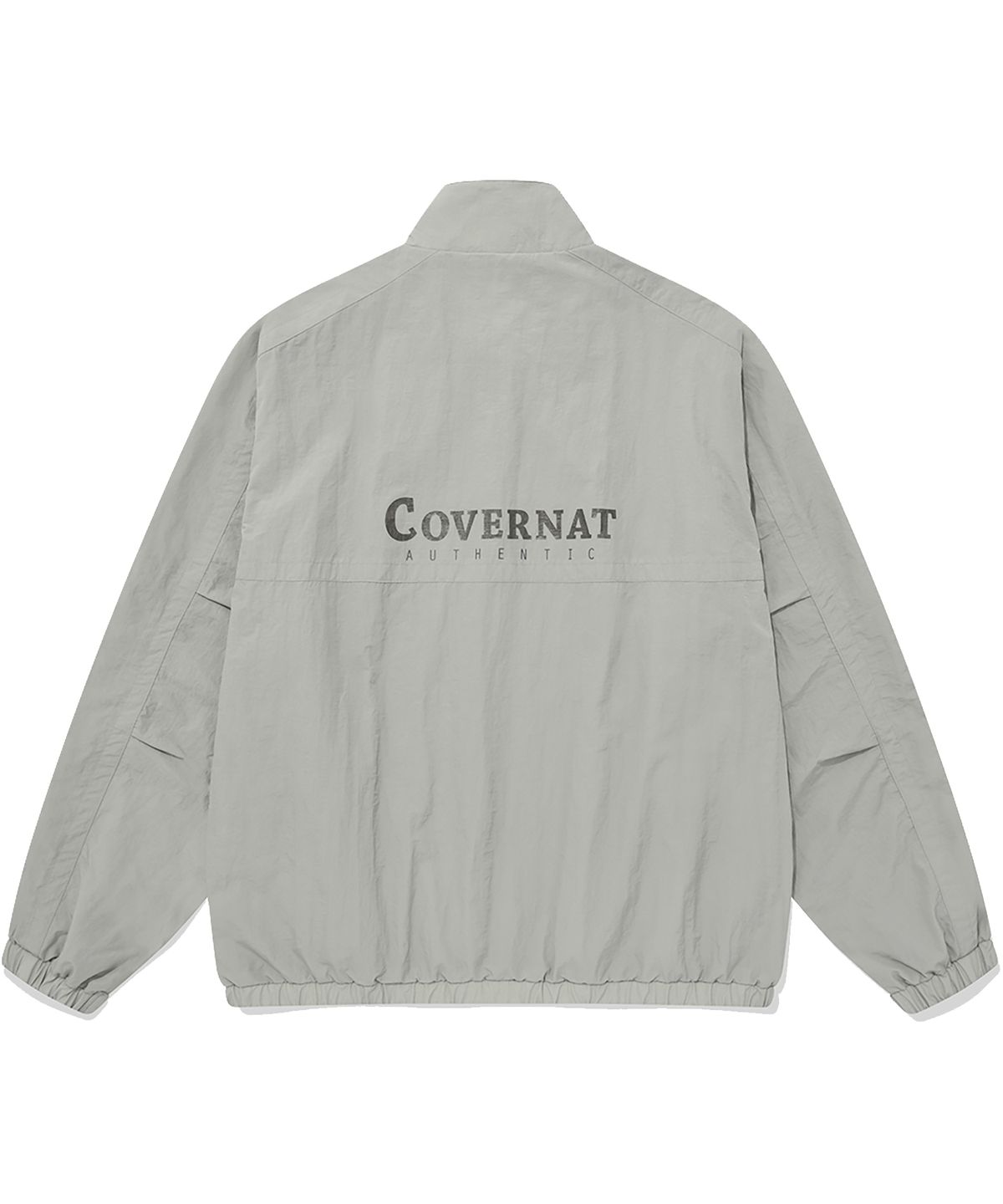커버낫(COVERNAT) 빅 로고 트랙 자켓 라이트 그레이