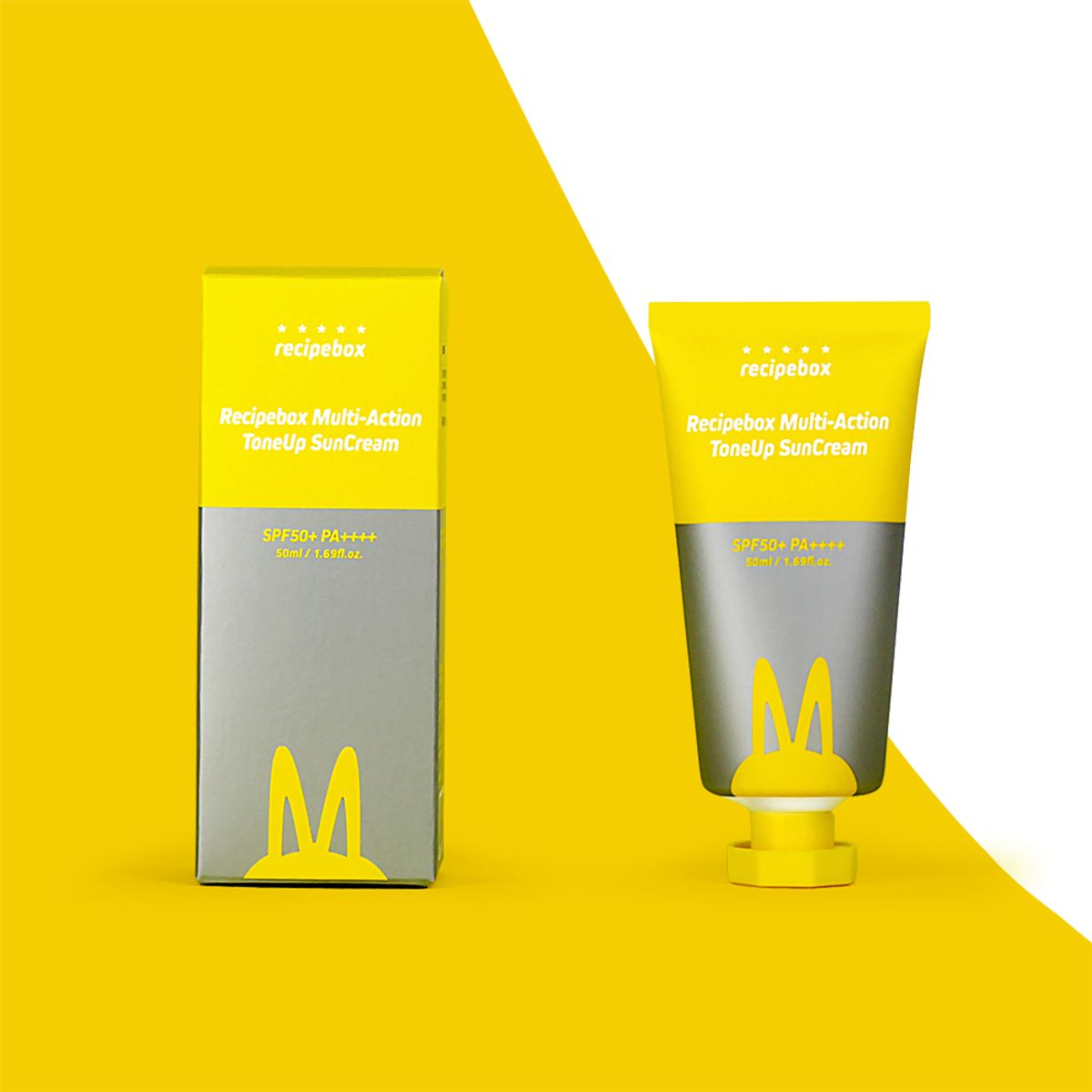 레시피박스(RECIPEBOX) 멀티액션 톤업 무기자차 선크림 SPF50