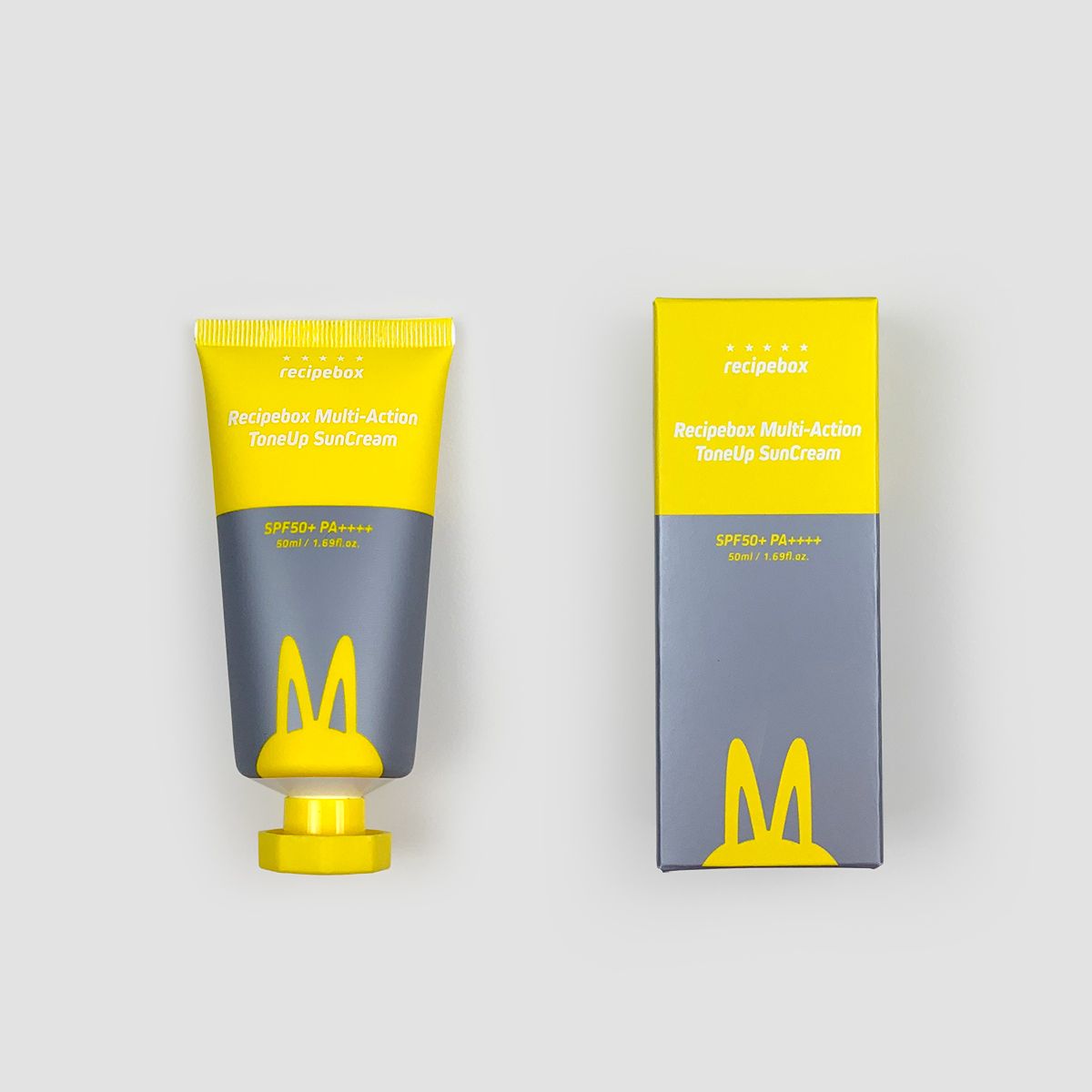 레시피박스(RECIPEBOX) 멀티액션 톤업 무기자차 선크림 SPF50