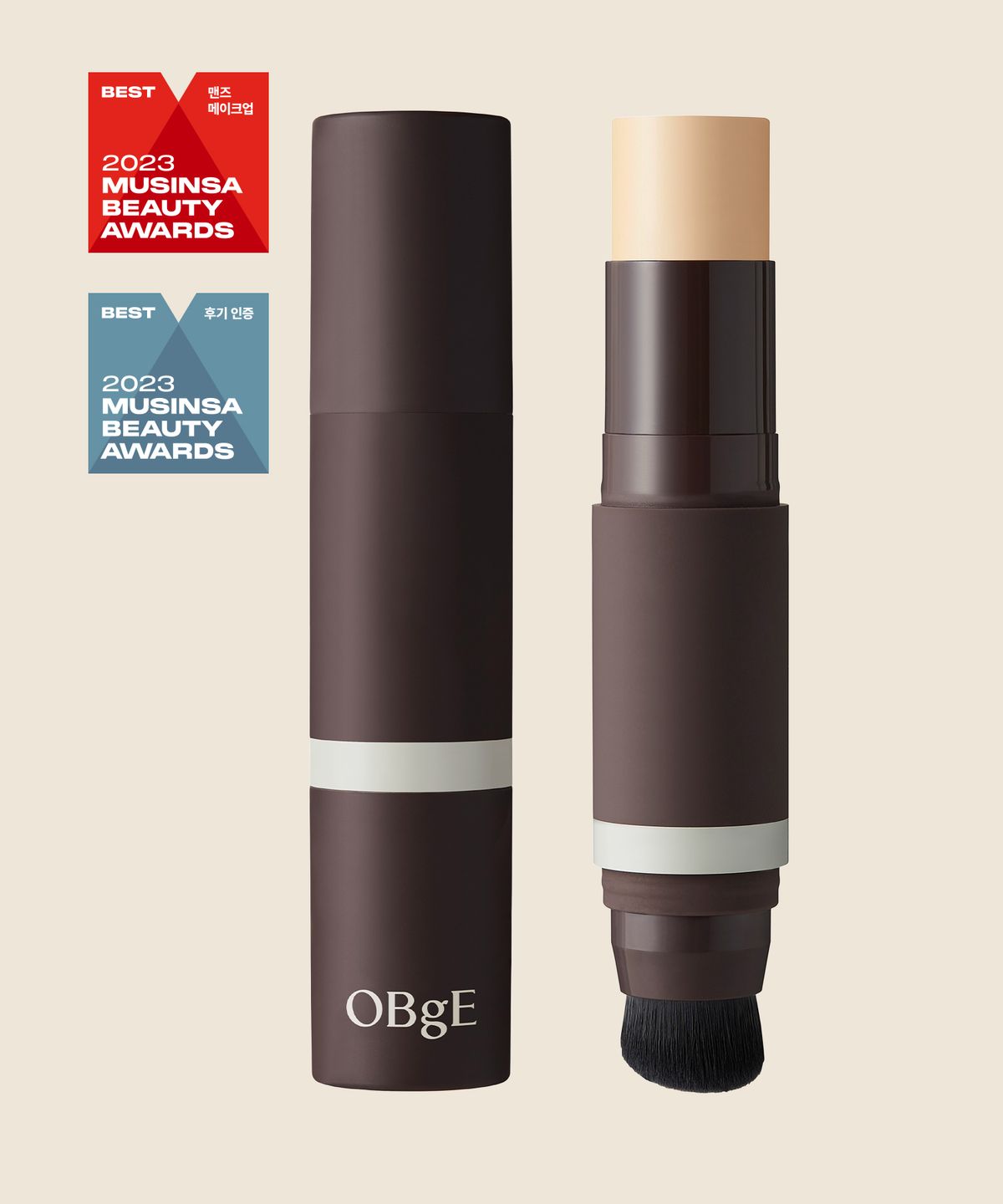 오브제(OBGE) 내추럴 커버 파운데이션 + 올인원 쿨 픽싱 미스트 30ml 증정