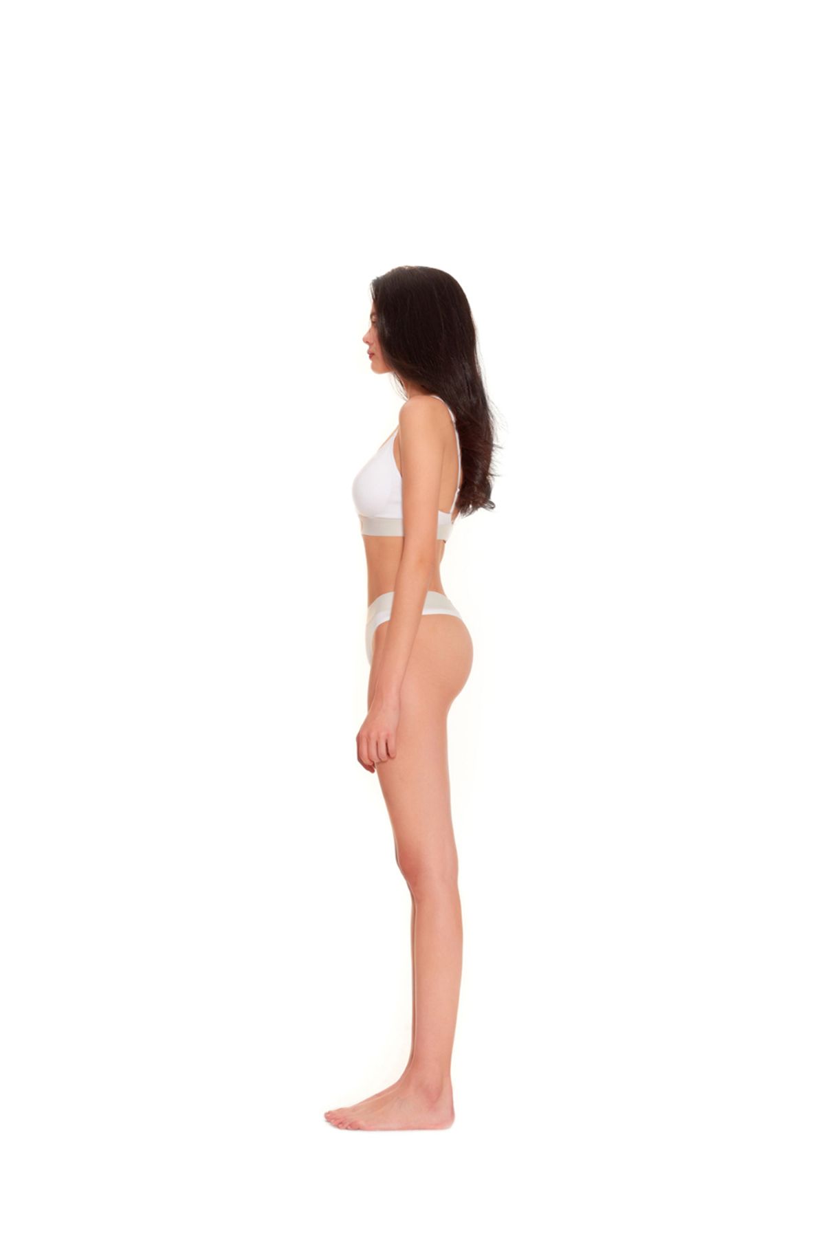 키세 언더웨어(QISE UNDERWEAR) 키랄 시그니쳐 여성 세트 화이트