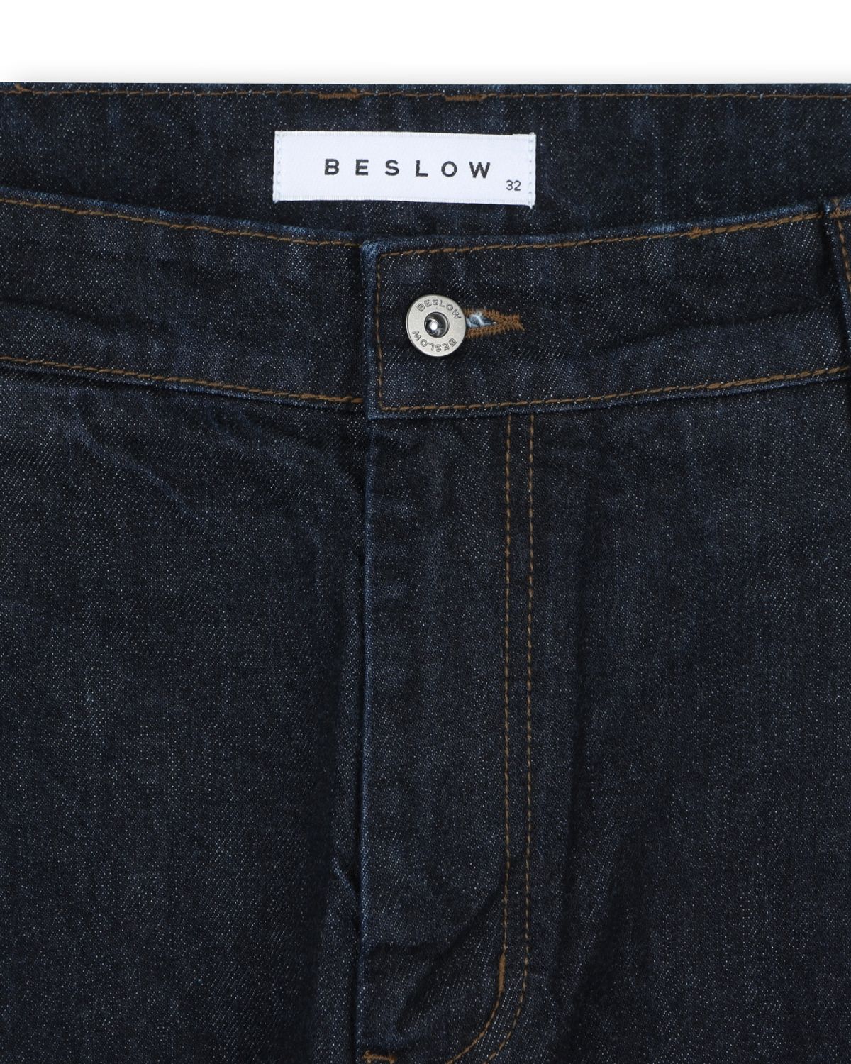 비슬로우(BESLOW) CONE MILL DEEP ONE TUCK JEAN INDIGO